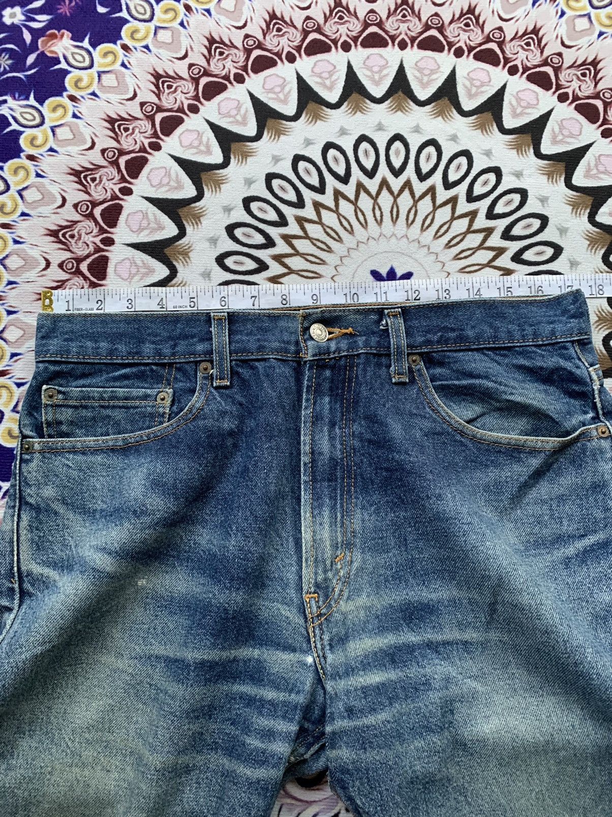 Levi's Vintage Clothing Vintage Levis 505 Faded Waah Denim Size US 36 / EU 52 - 3 Thumbnail
