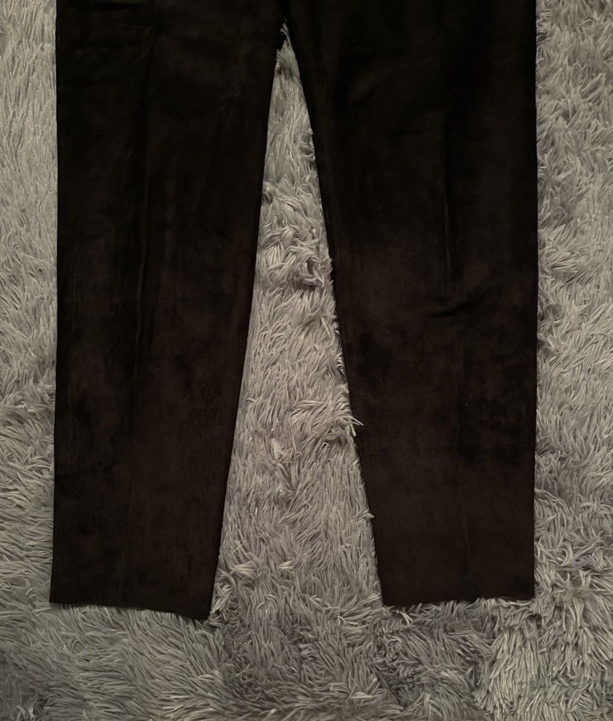 Chevignon × Genuine Leather × Vintage Chevignon vintage 90s mom fit real leather suede pants Size 27" / US 4 / IT 40 - 9 Thumbnail