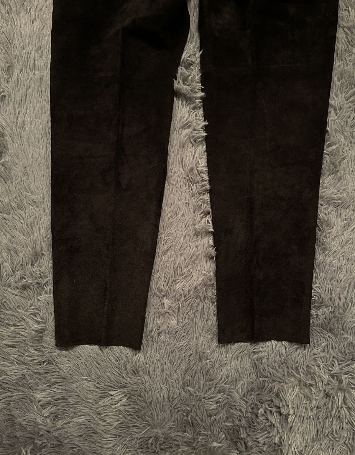 Chevignon × Genuine Leather × Vintage Chevignon vintage 90s mom fit real leather suede pants Size 27" / US 4 / IT 40 - 8 Thumbnail