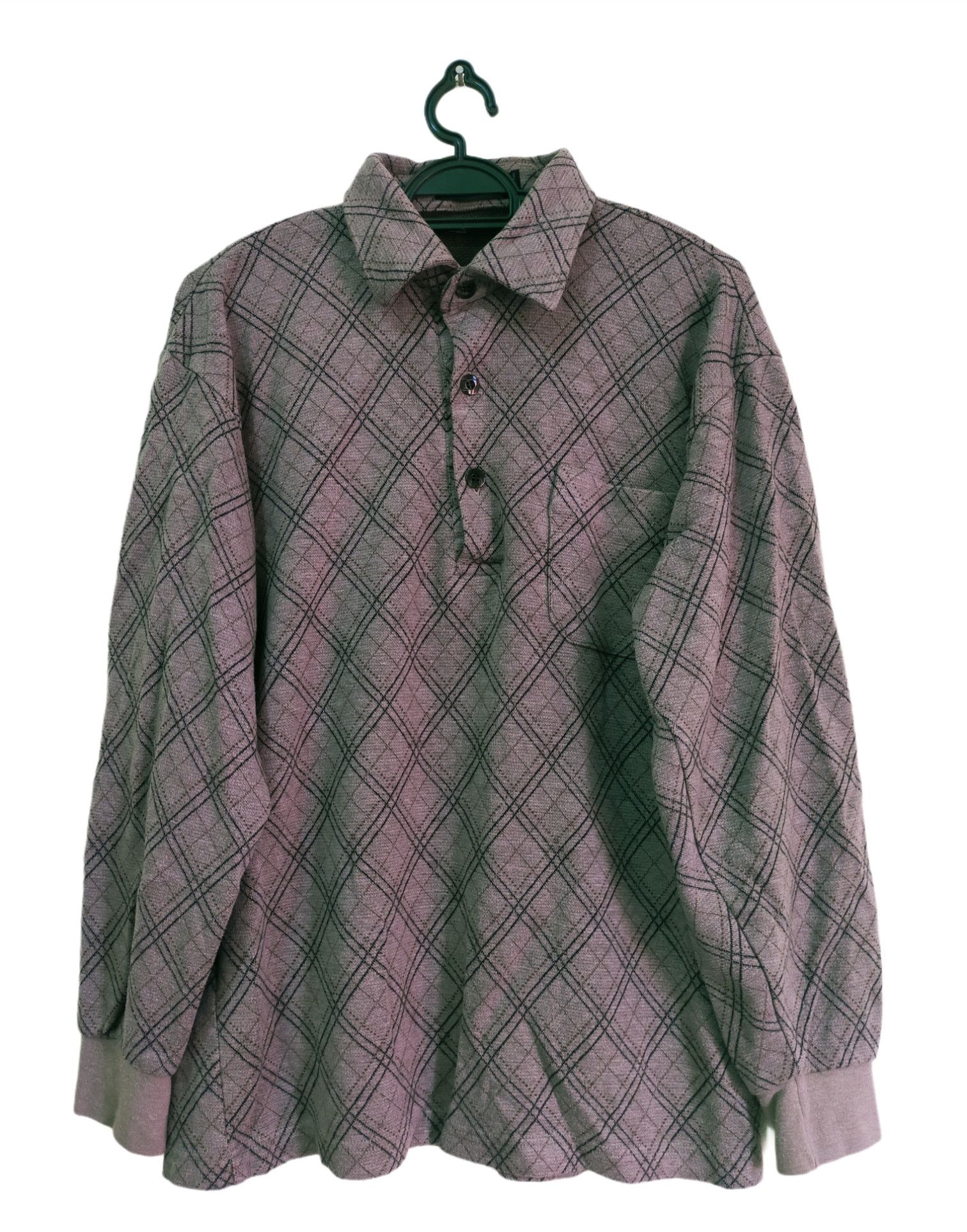 Viesteni Collar Button Sweatshirt