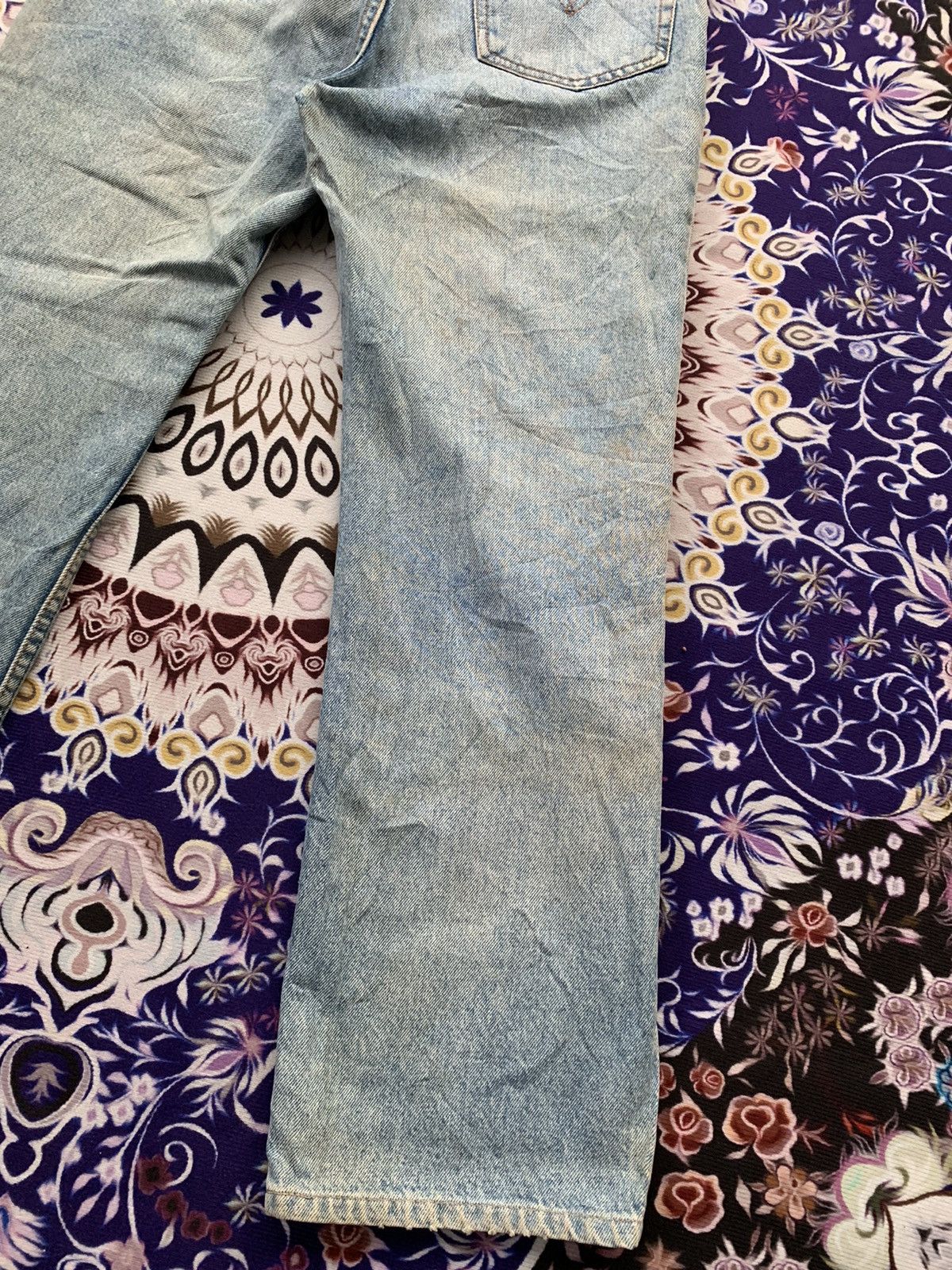 Levi's Vintage Clothing Vintage Levis 205 Faded Distressed Denim Size US 34 / EU 50 - 9 Thumbnail