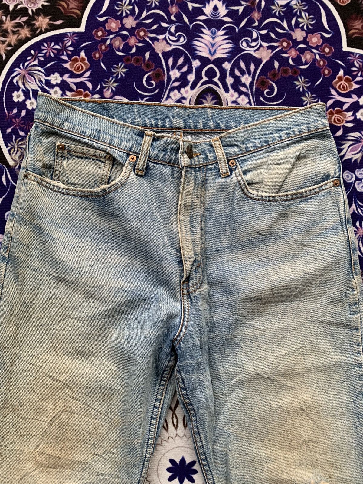 Levi's Vintage Clothing Vintage Levis 205 Faded Distressed Denim Size US 34 / EU 50 - 5 Thumbnail