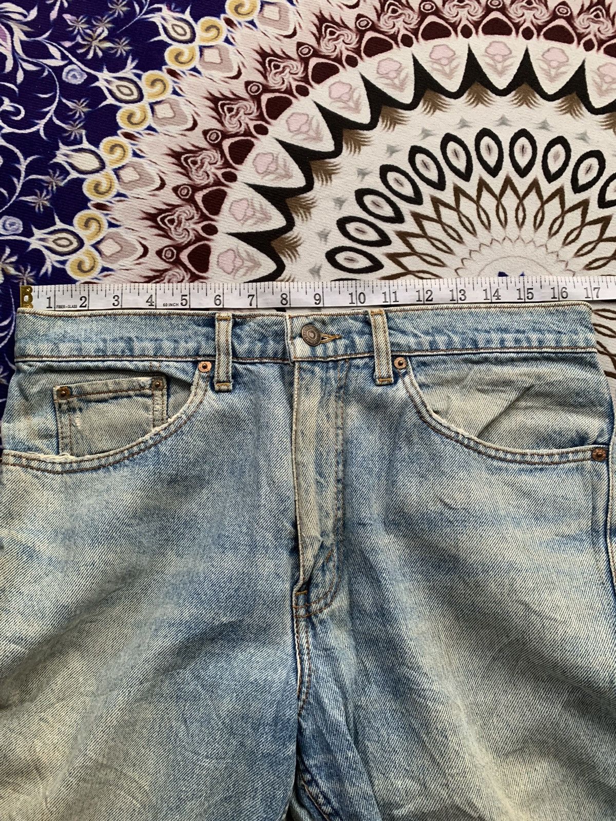 Levi's Vintage Clothing Vintage Levis 205 Faded Distressed Denim Size US 34 / EU 50 - 2 Thumbnail