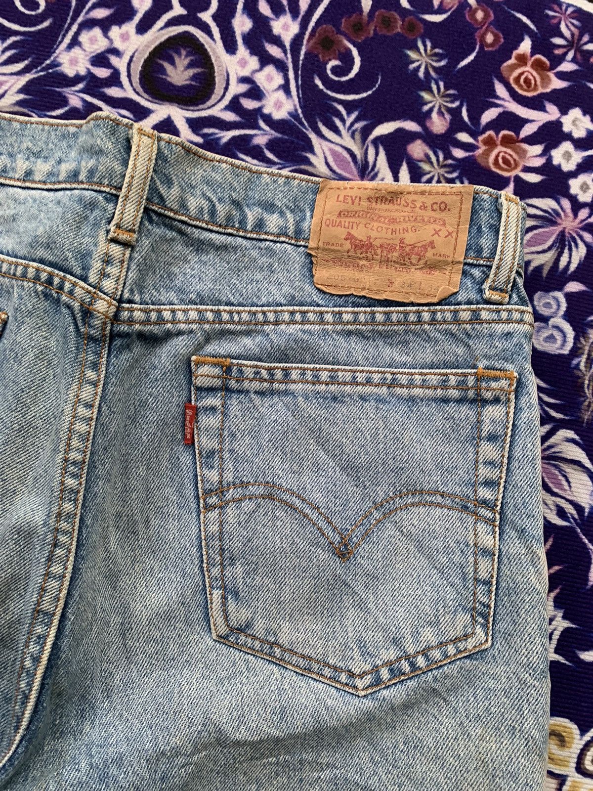 Levi's Vintage Clothing Vintage Levis 205 Faded Distressed Denim Size US 34 / EU 50 - 12 Thumbnail