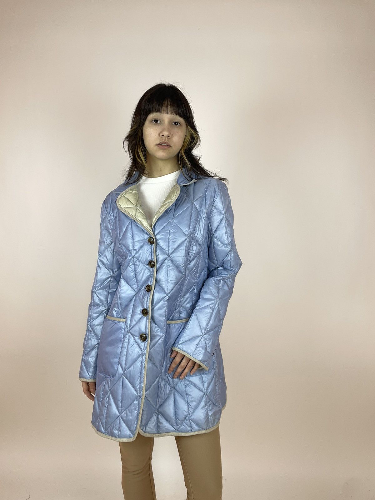 Other Ashley Brooke Womens Quilt Down coat jacket size M-L Size L / US 10 / IT 46 - 4 Thumbnail