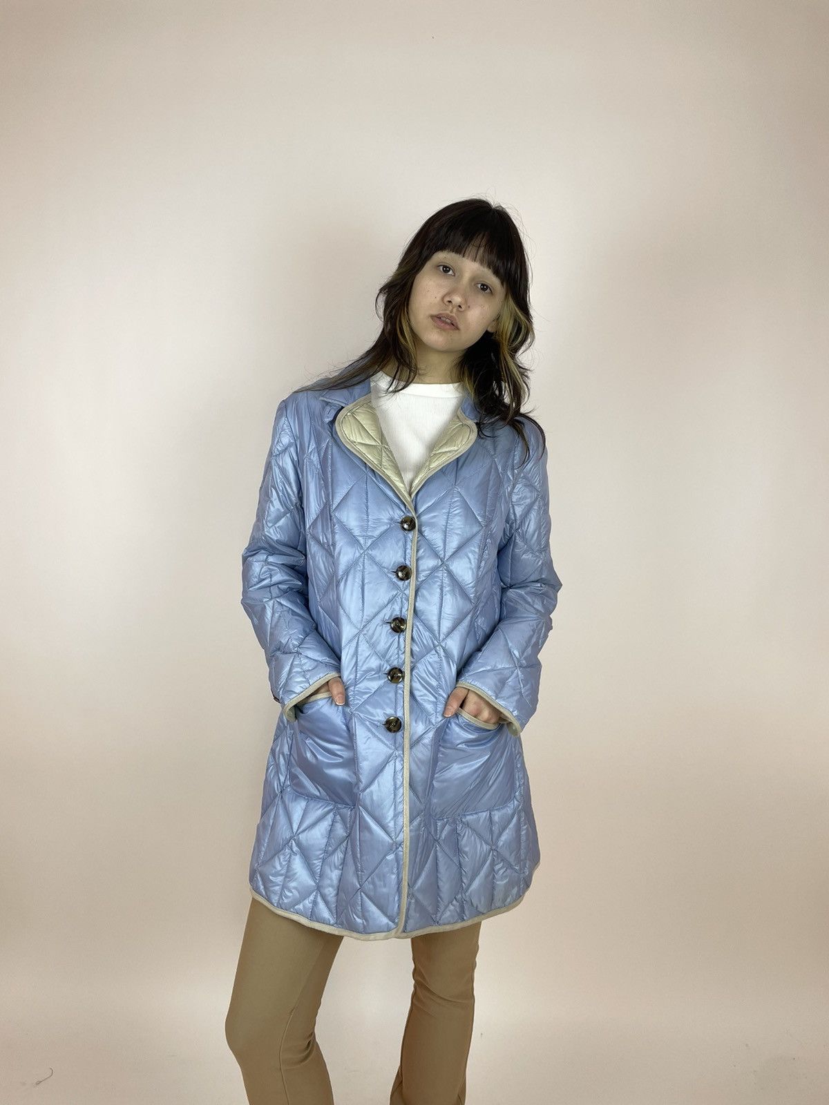 Other Ashley Brooke Womens Quilt Down coat jacket size M-L Size L / US 10 / IT 46 - 2 Thumbnail