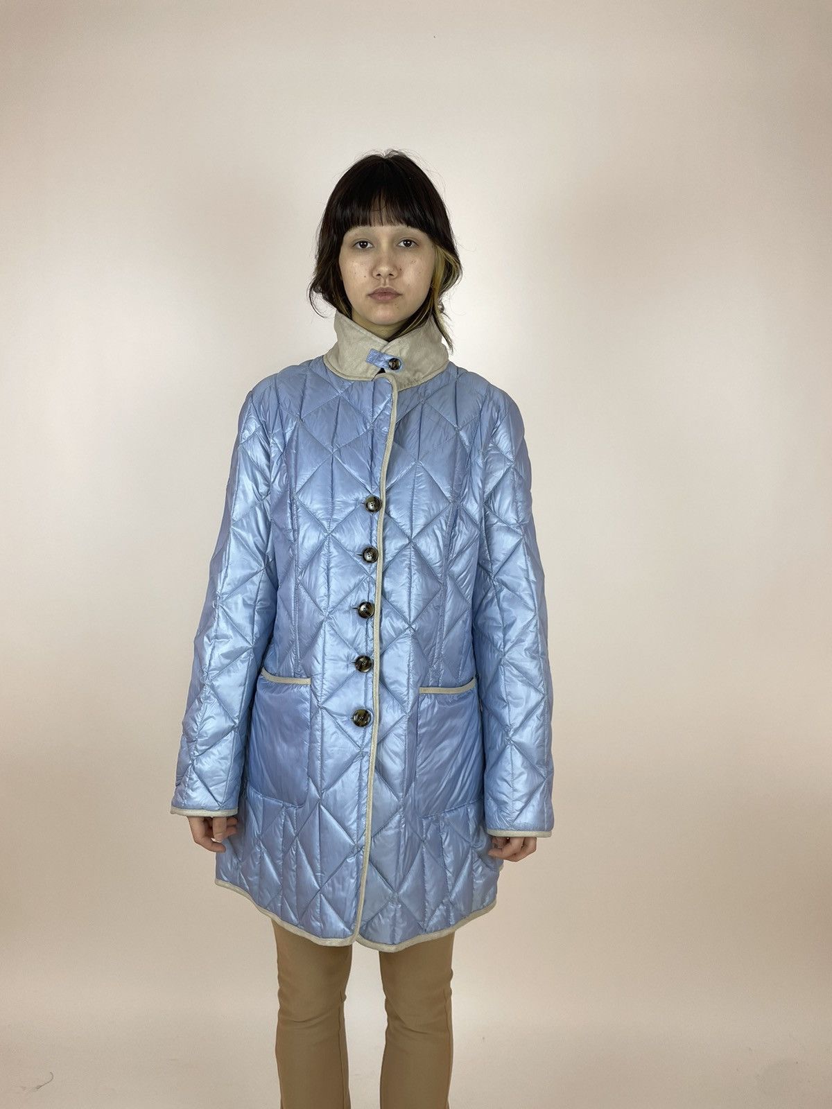 Other Ashley Brooke Womens Quilt Down coat jacket size M-L Size L / US 10 / IT 46 - 3 Thumbnail