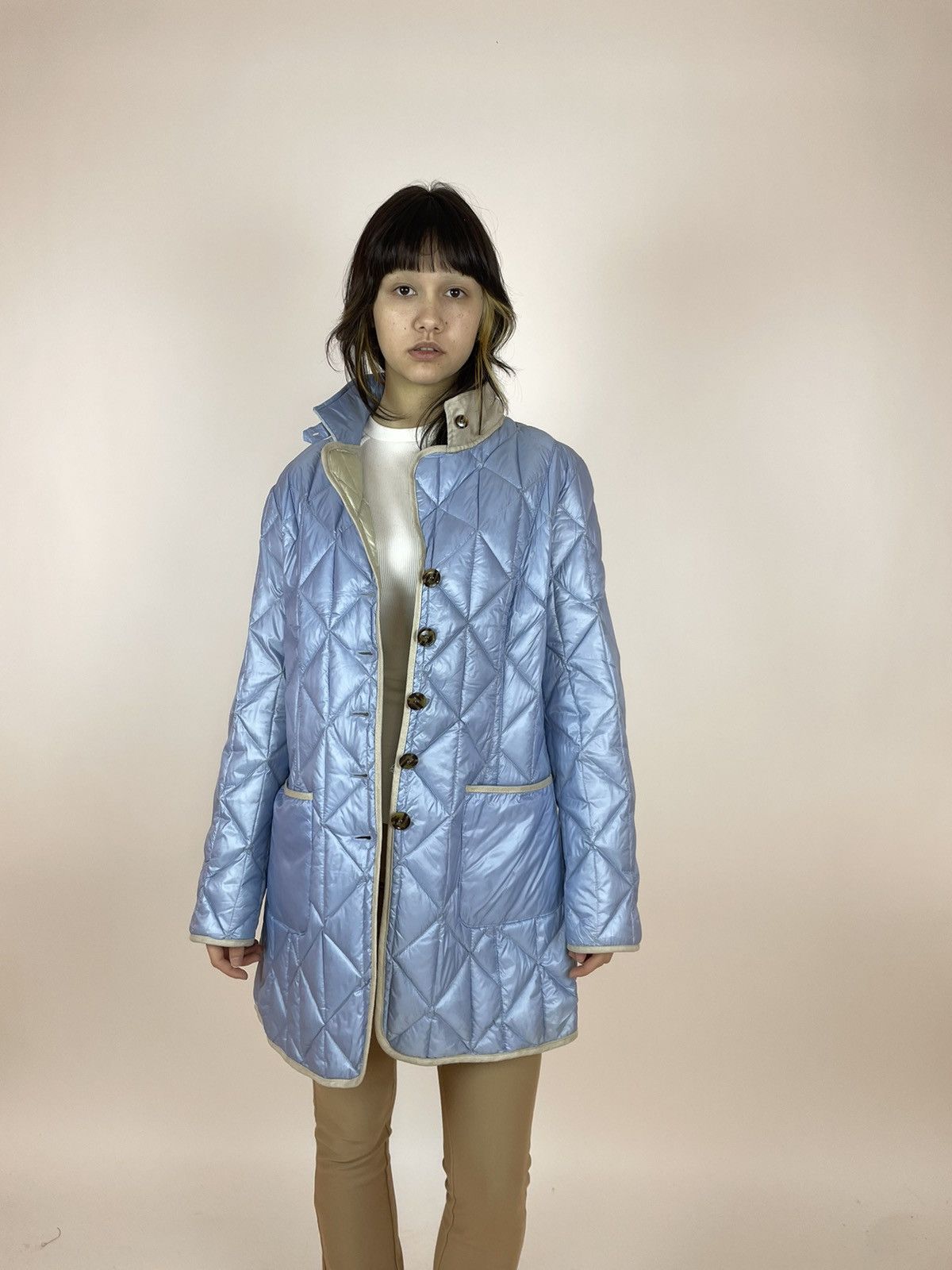 Other Ashley Brooke Womens Quilt Down coat jacket size M-L Size L / US 10 / IT 46 - 8 Thumbnail