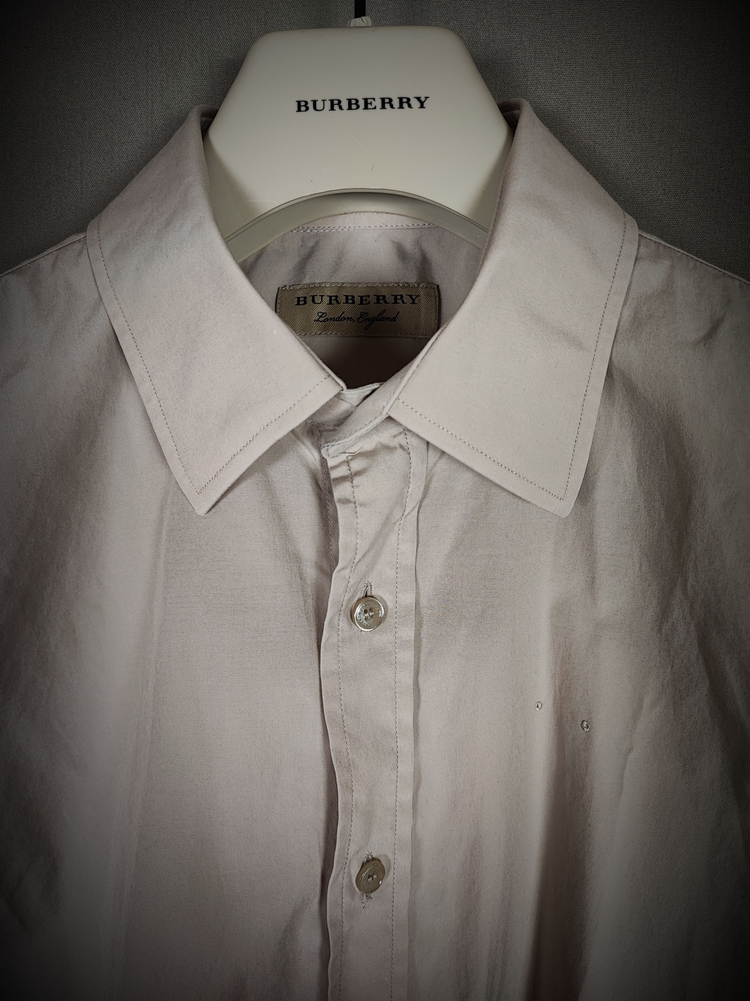 Burberry ⚠️Burberry Beige/Tan Shirt, New! Size US S / EU 44-46 / 1 - 2 Thumbnail