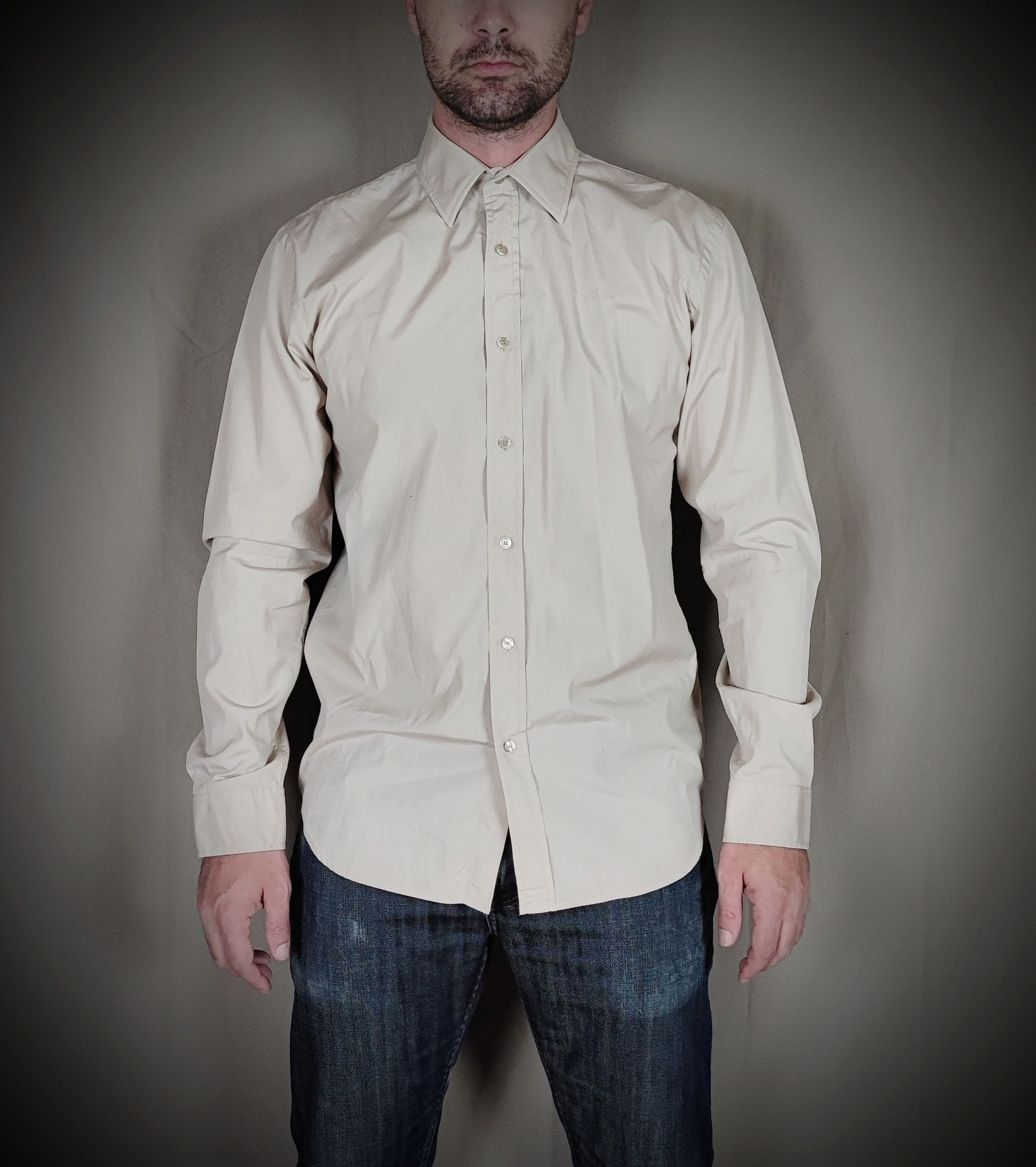 Burberry ⚠️Burberry Beige/Tan Shirt, New! Size US S / EU 44-46 / 1 - 8 Thumbnail