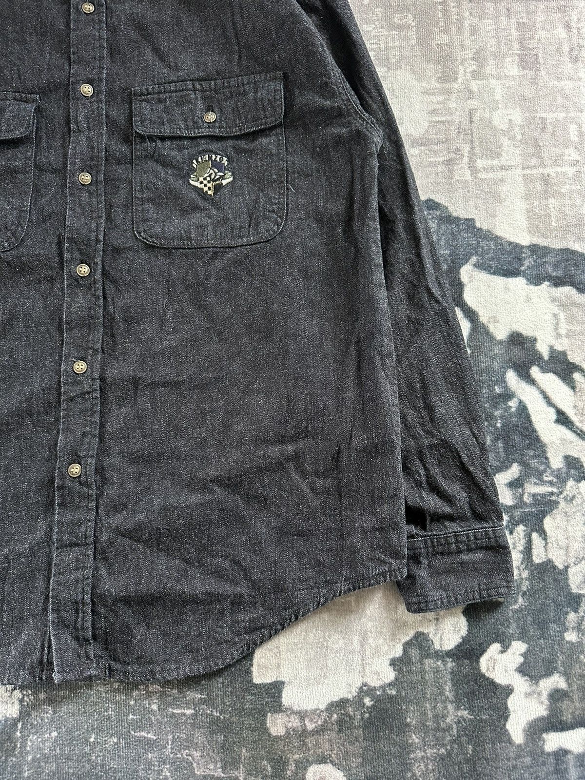 Kenzo 80’s Kenzo Homme jeans denim shirt Size US L / EU 52-54 / 3 - 5 Thumbnail