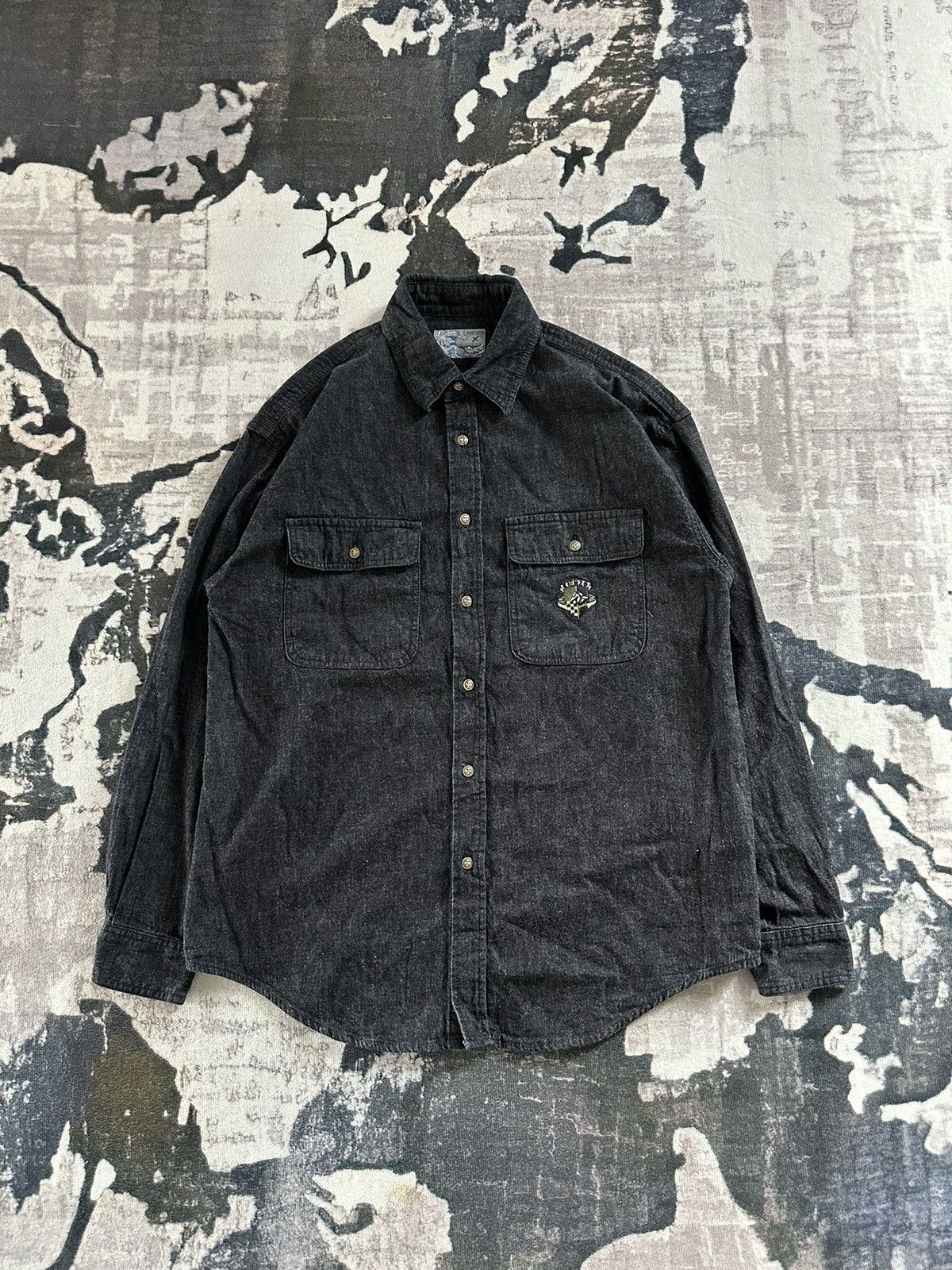Kenzo 80’s Kenzo Homme jeans denim shirt Size US L / EU 52-54 / 3 - 1 Thumbnail