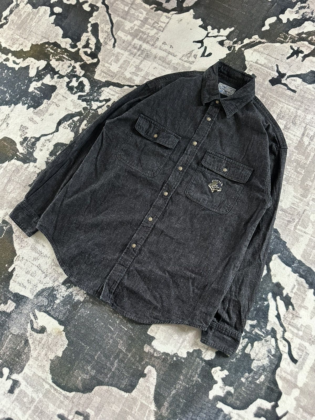 Kenzo 80’s Kenzo Homme jeans denim shirt Size US L / EU 52-54 / 3 - 3 Thumbnail