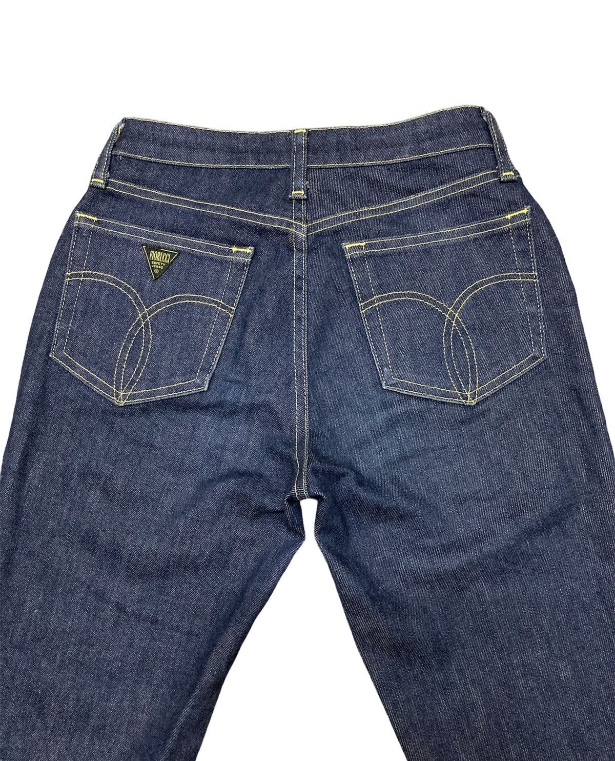 Fiorucci × Vintage Vintage Slim Fiorucci Safety Jeans (Yellow) Size 27" / US 4 / IT 40 - 5 Thumbnail
