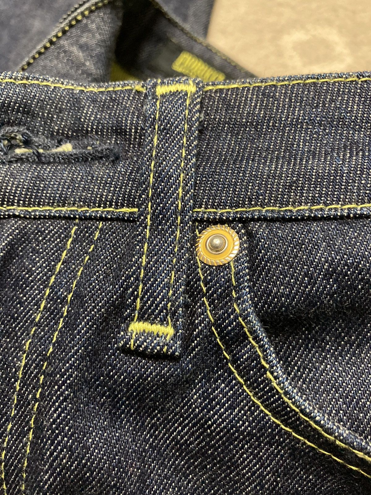 Fiorucci × Vintage Vintage Slim Fiorucci Safety Jeans (Yellow) Size 27" / US 4 / IT 40 - 10 Thumbnail