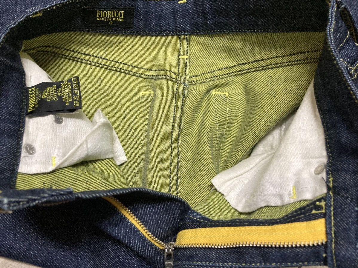 Fiorucci × Vintage Vintage Slim Fiorucci Safety Jeans (Yellow) Size 27" / US 4 / IT 40 - 9 Thumbnail