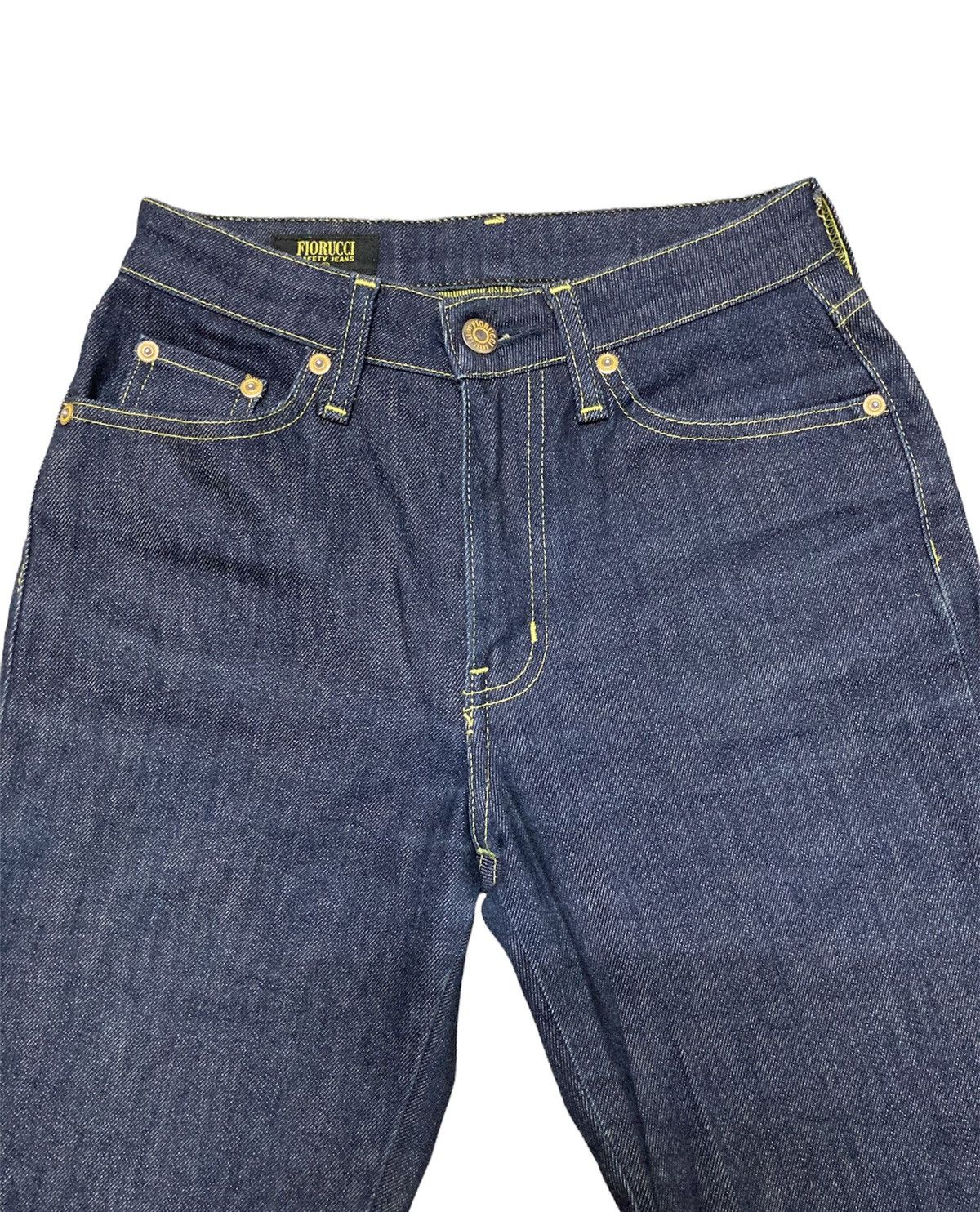 Fiorucci × Vintage Vintage Slim Fiorucci Safety Jeans (Yellow) Size 27" / US 4 / IT 40 - 4 Thumbnail