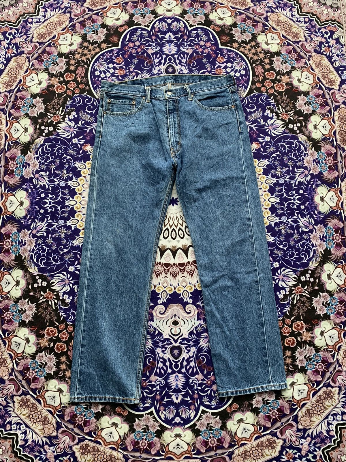 Levi's Crazy Stone Wash Levis 505 Denim Size US 40 / EU 56 - 1 Thumbnail