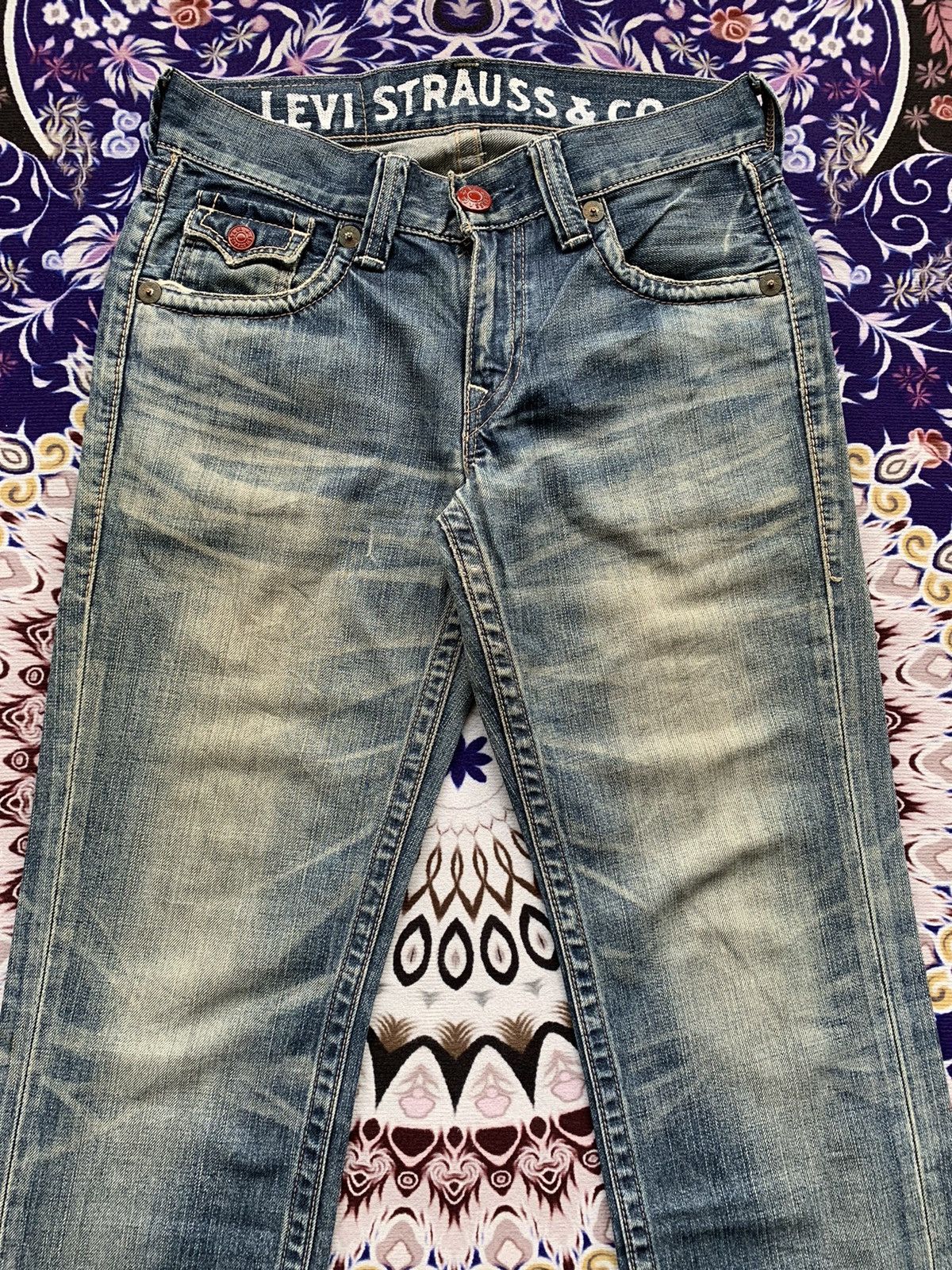 Levi's Levis 502 Faded Wash Denim Size US 33 - 3 Thumbnail