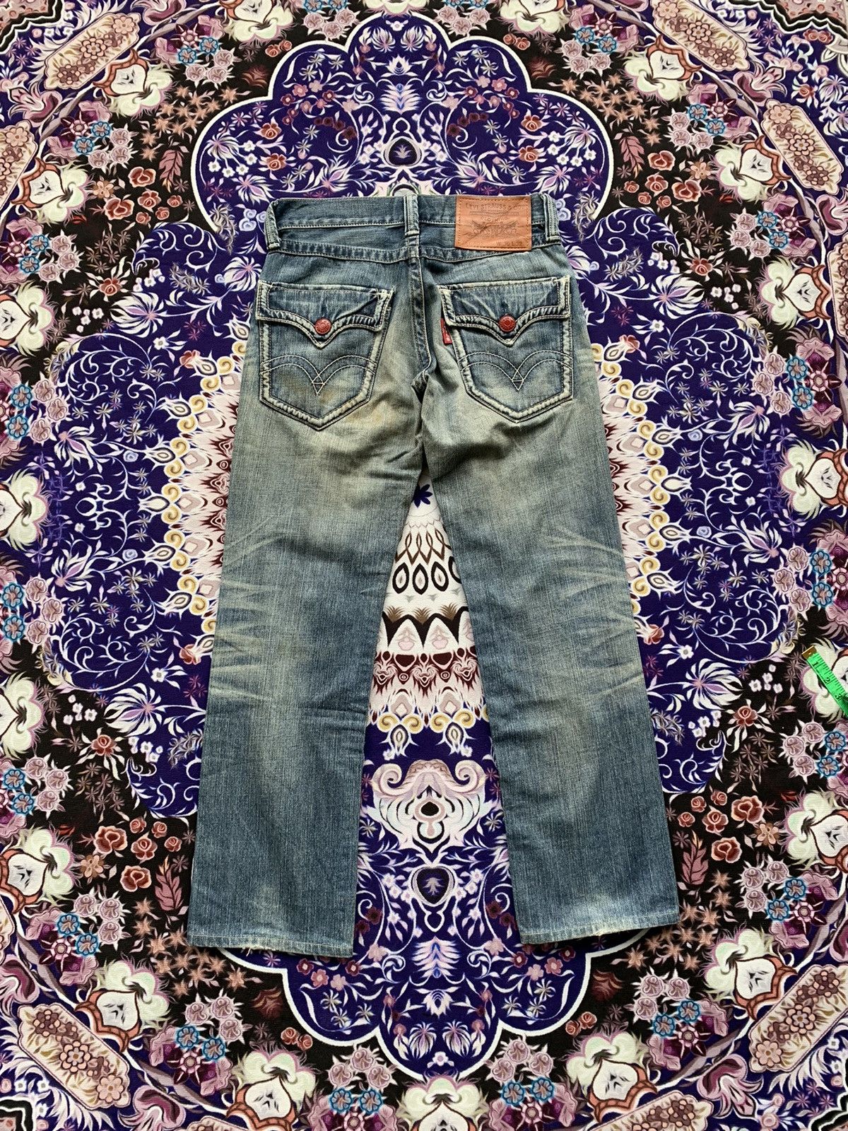 Levi's Levis 502 Faded Wash Denim Size US 33 - 8 Thumbnail