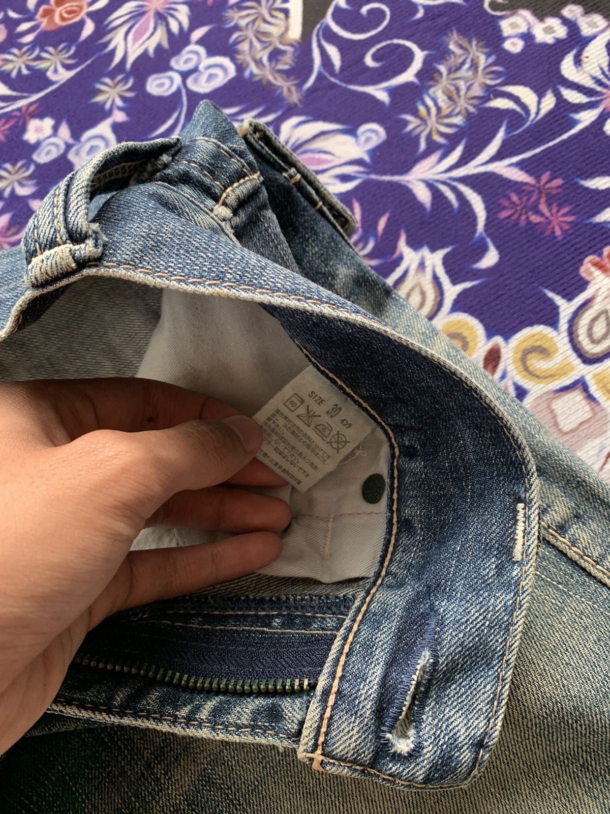 Levi's Levis 502 Faded Wash Denim Size US 33 - 6 Thumbnail