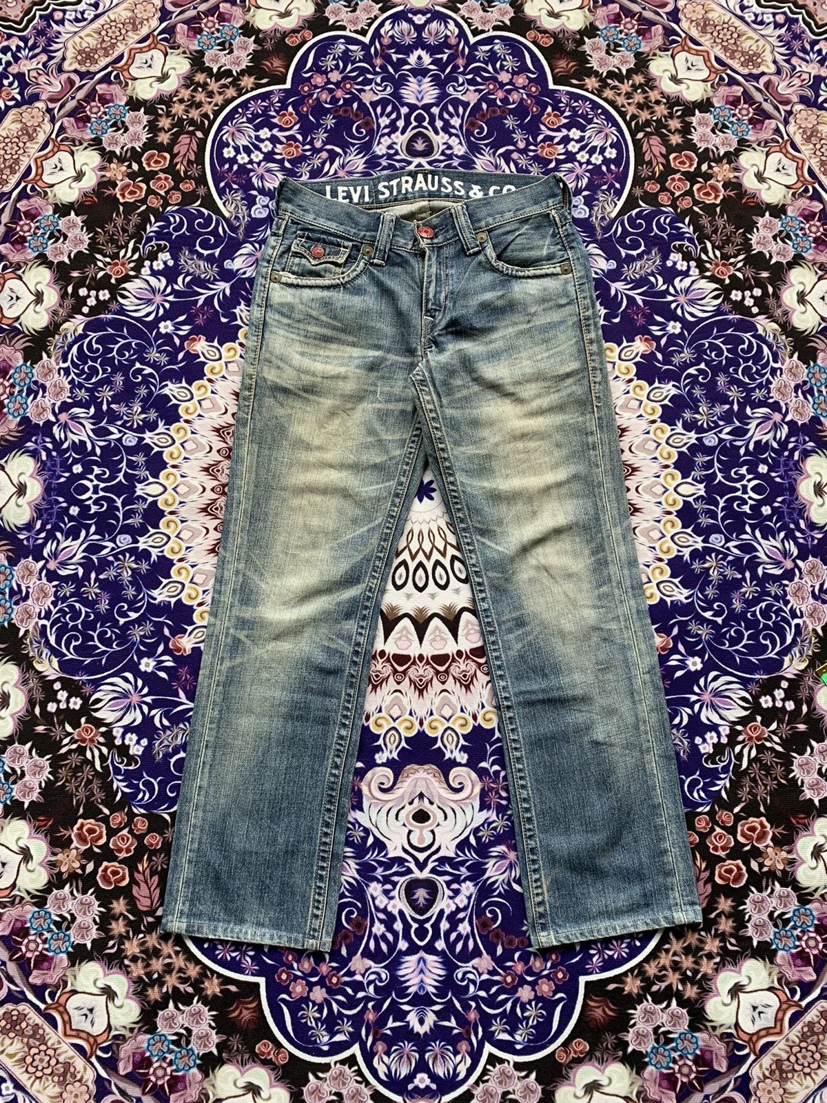 Levi's Levis 502 Faded Wash Denim Size US 33 - 1 Thumbnail