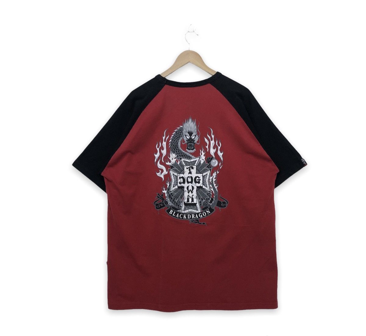 Dogtown Rare!! DOG TOWN Skate blackdragon tee Size US XL / EU 56 / 4 - 1 Thumbnail