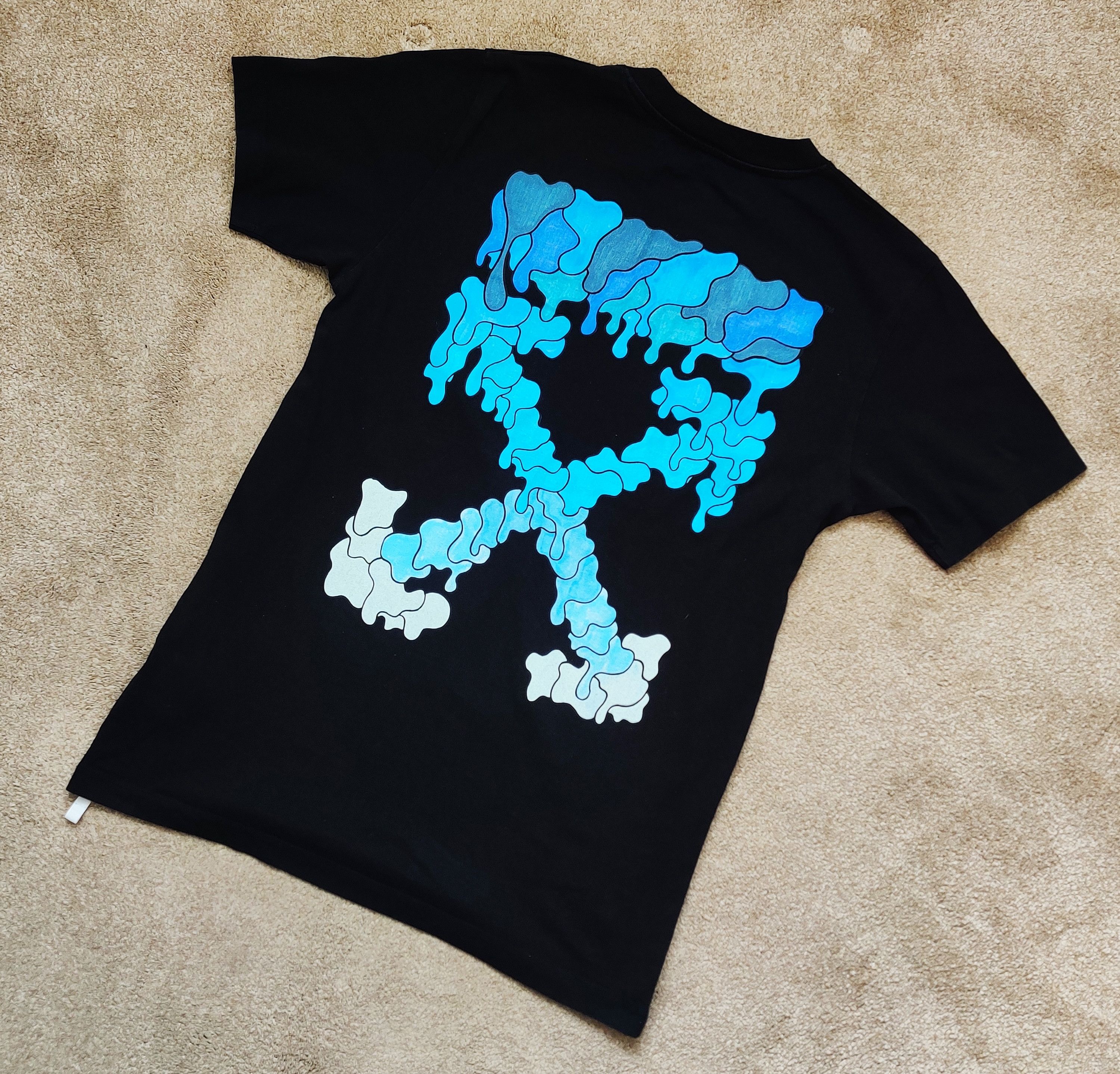 Off-White Light Blue Arrow Print Short Set main image 0