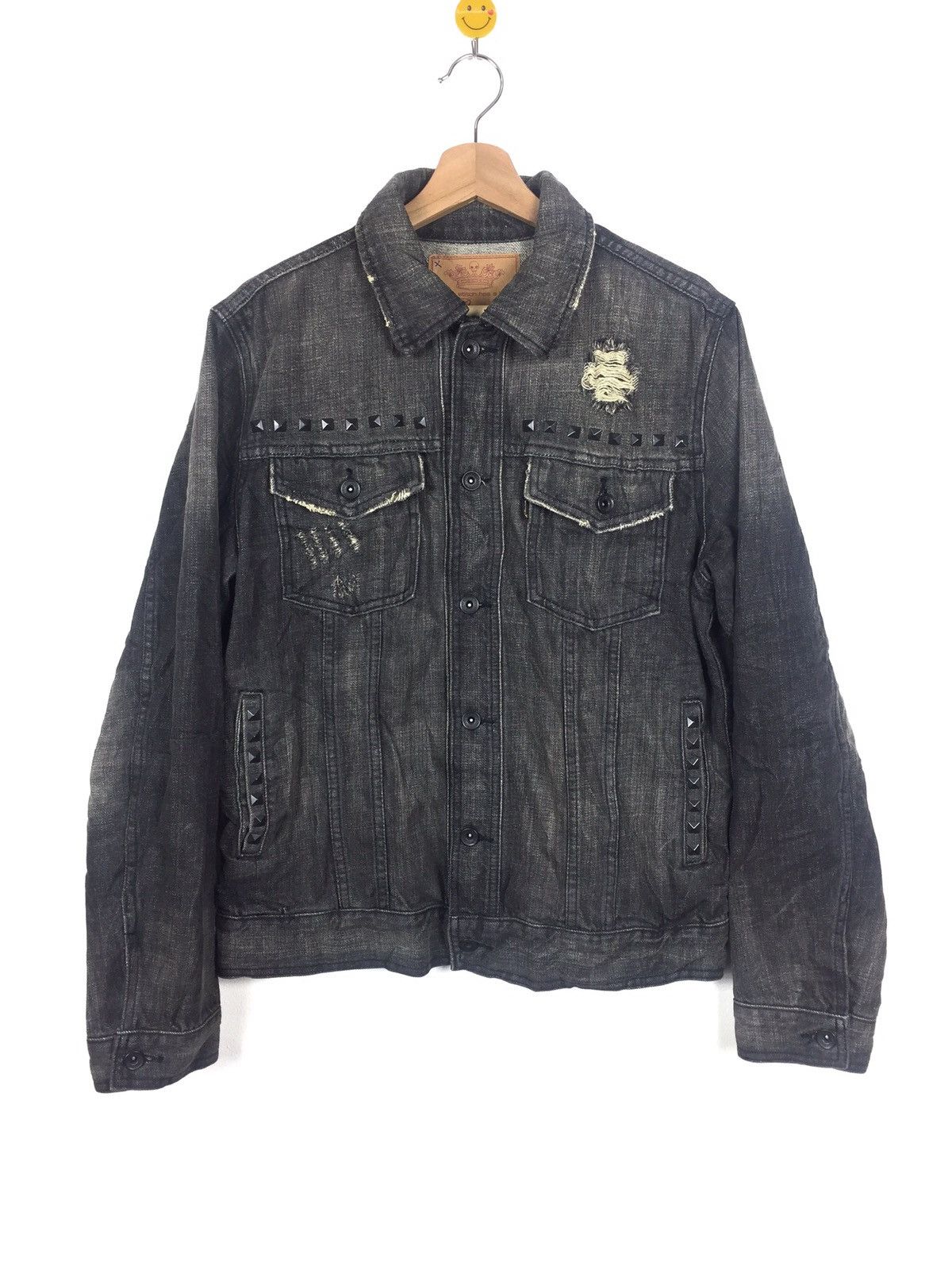 限定特価 Jacket Distressed 00s L.G.B. archive Vintage HDWASH DENIM