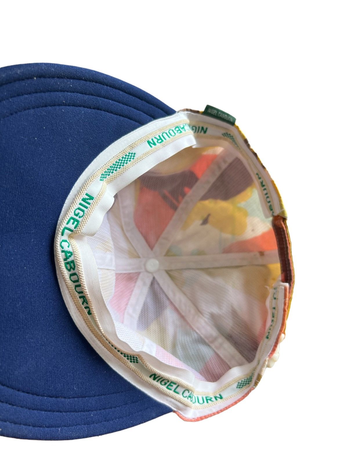 Garment Reproduction of Workers Nigel Cabourn 🏴󠁧󠁢󠁥󠁮󠁧󠁿 Colorway 6 Panel Adjustable Cap Size ONE SIZE - 5 Thumbnail
