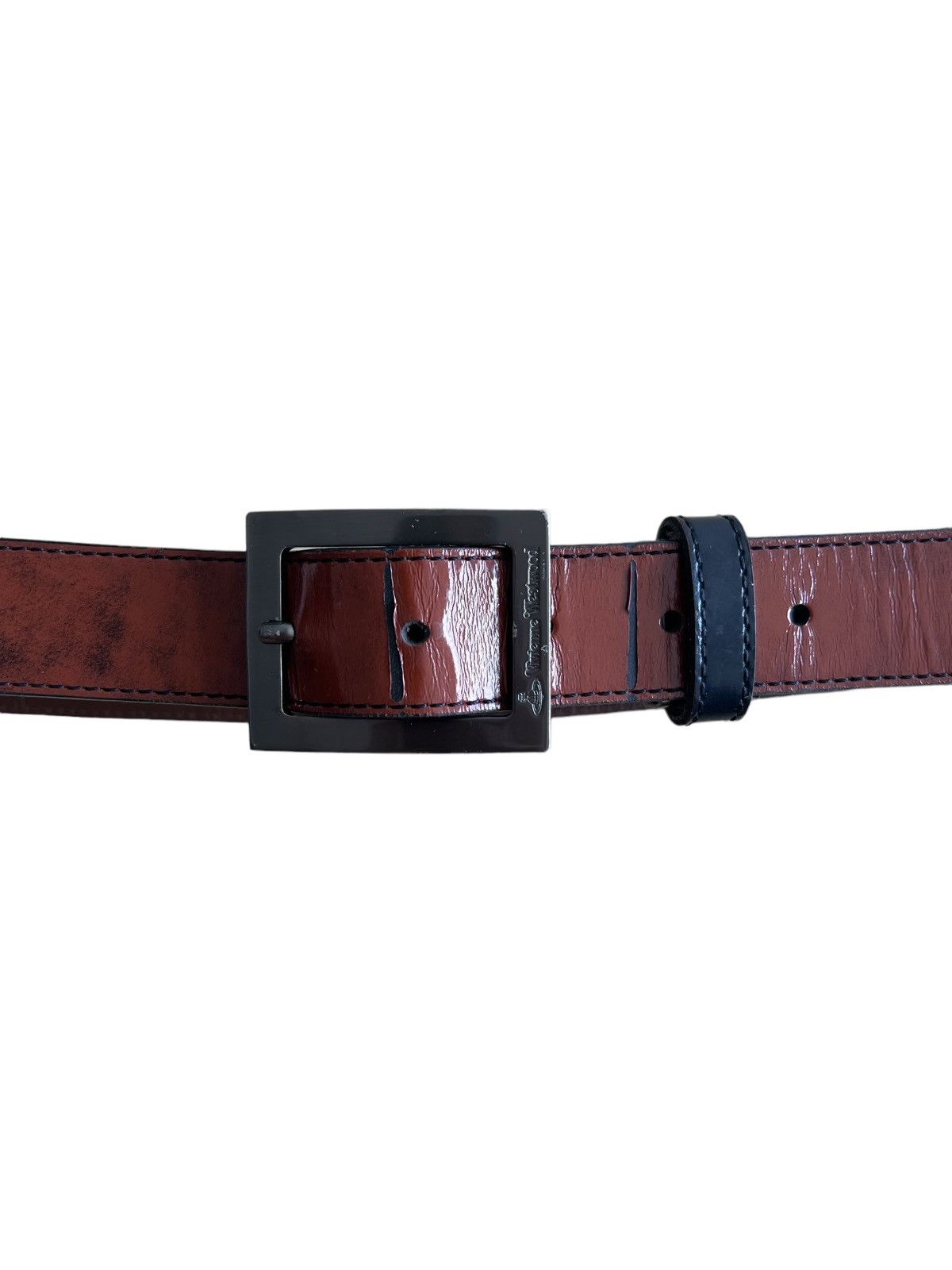 Vivienne Westwood Vivienne WestWood 🏴󠁧󠁢󠁥󠁮󠁧󠁿 Brass Buckle Leather Belt Size ONE SIZE - 5 Thumbnail