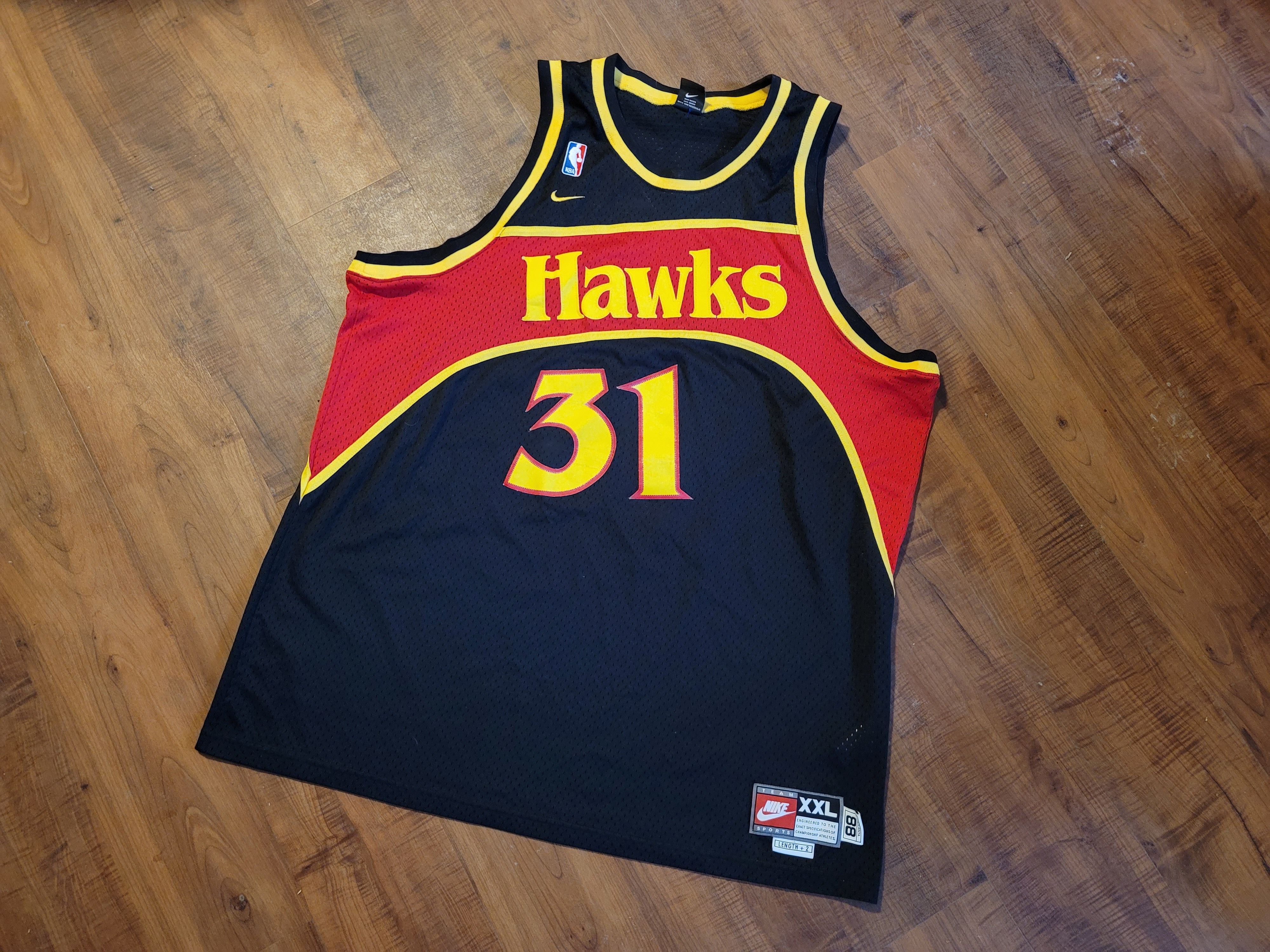 Vintage Nike Atlanta Hawks #3 Shareef Abdur-Rahim Jersey - XXL