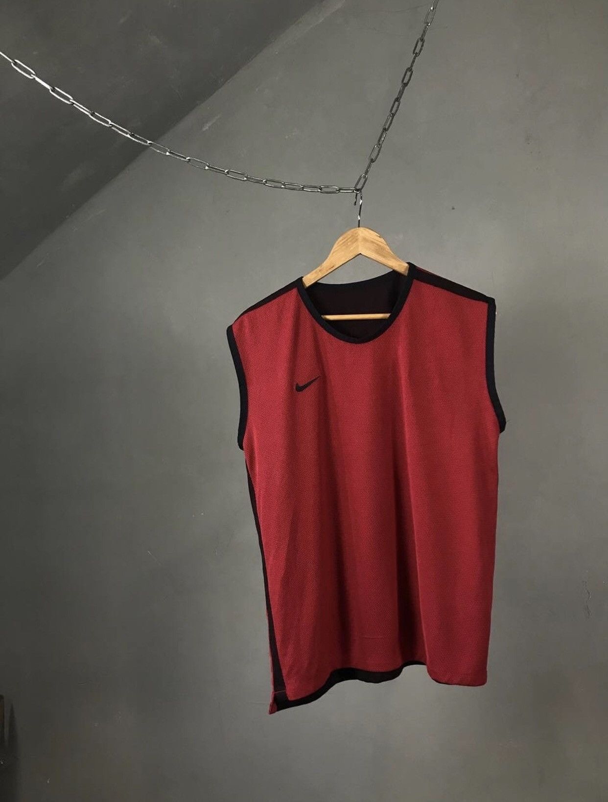 Nike × Vintage Nike swoosh streetwear vintage double sided tee Size US M / EU 48-50 / 2 - 2 Thumbnail