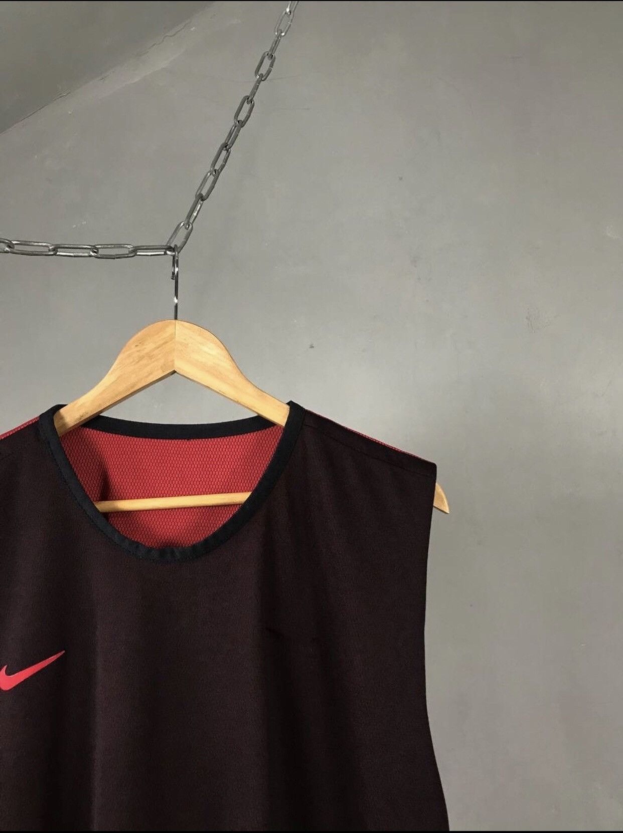 Nike × Vintage Nike swoosh streetwear vintage double sided tee Size US M / EU 48-50 / 2 - 3 Thumbnail