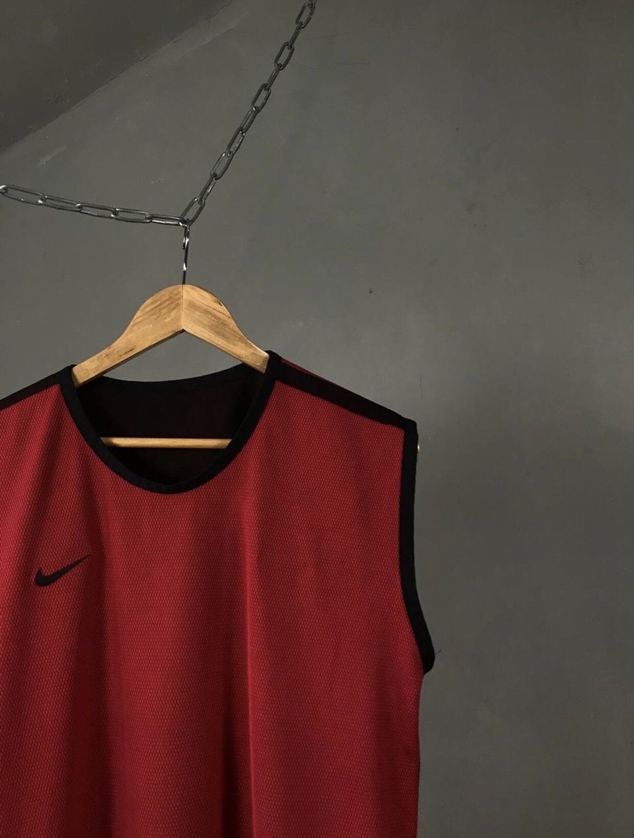 Nike × Vintage Nike swoosh streetwear vintage double sided tee Size US M / EU 48-50 / 2 - 4 Thumbnail
