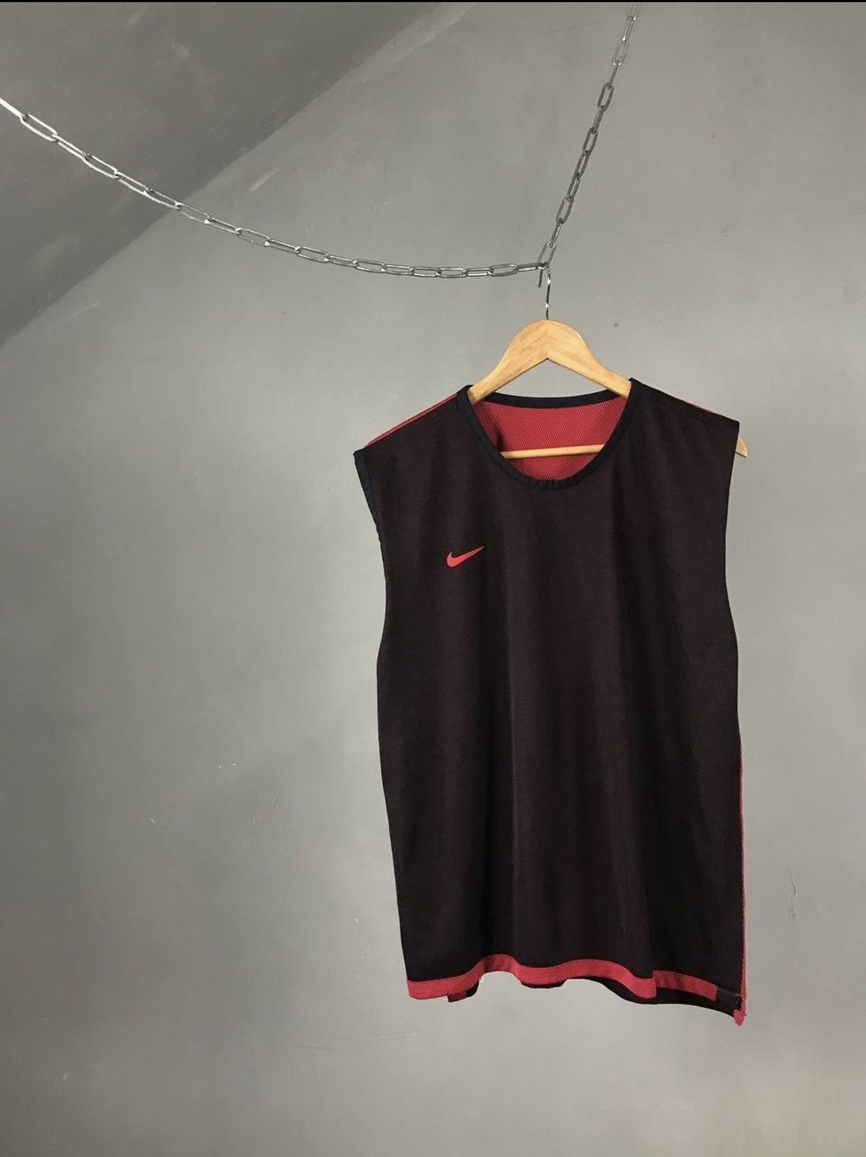 Nike × Vintage Nike swoosh streetwear vintage double sided tee Size US M / EU 48-50 / 2 - 1 Thumbnail