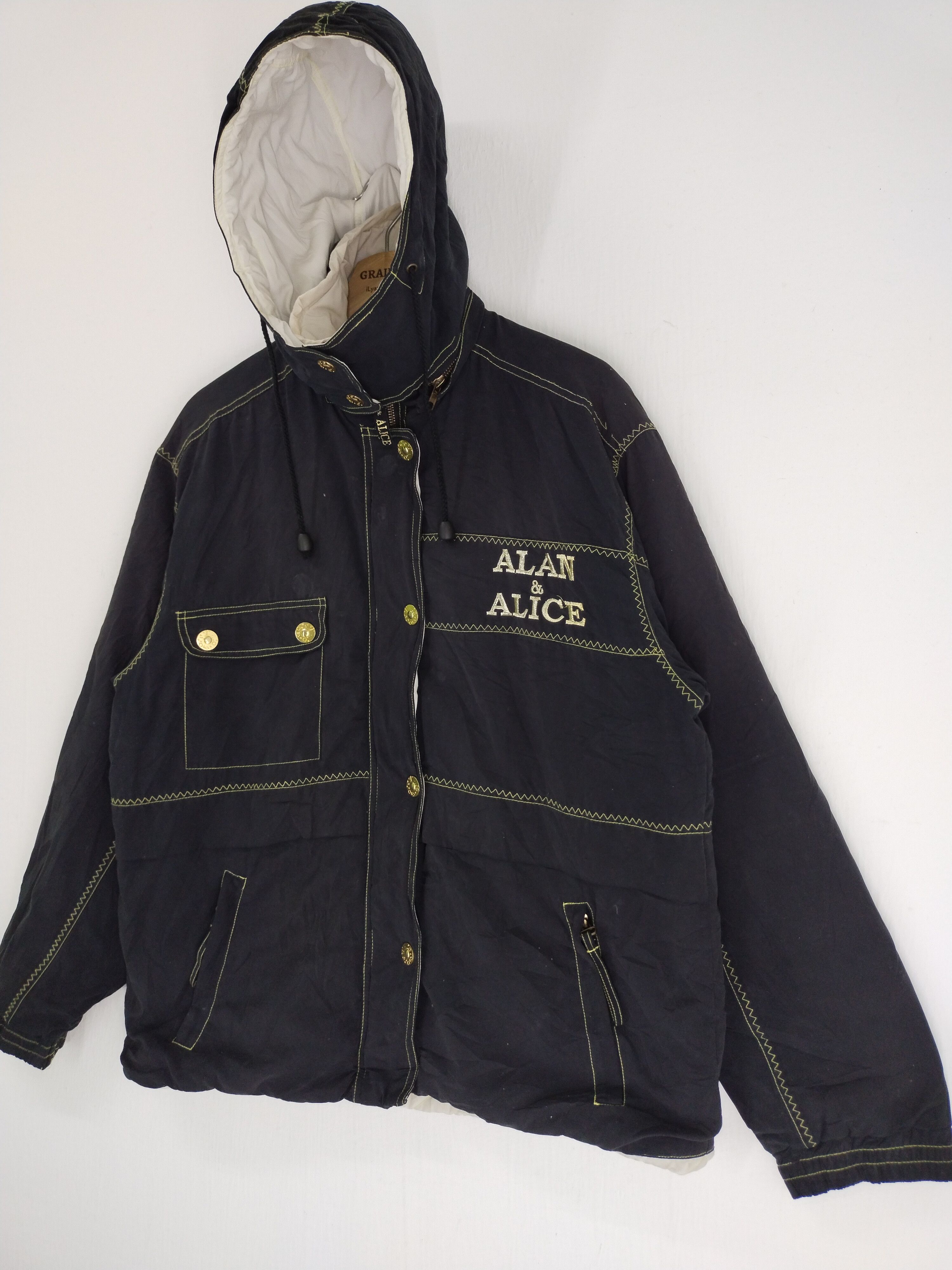14th Addiction × Japanese Brand VINTAGE ALAN&ALICE ANORAK HOODIE JACKET Size US M / EU 48-50 / 2 - 2 Thumbnail