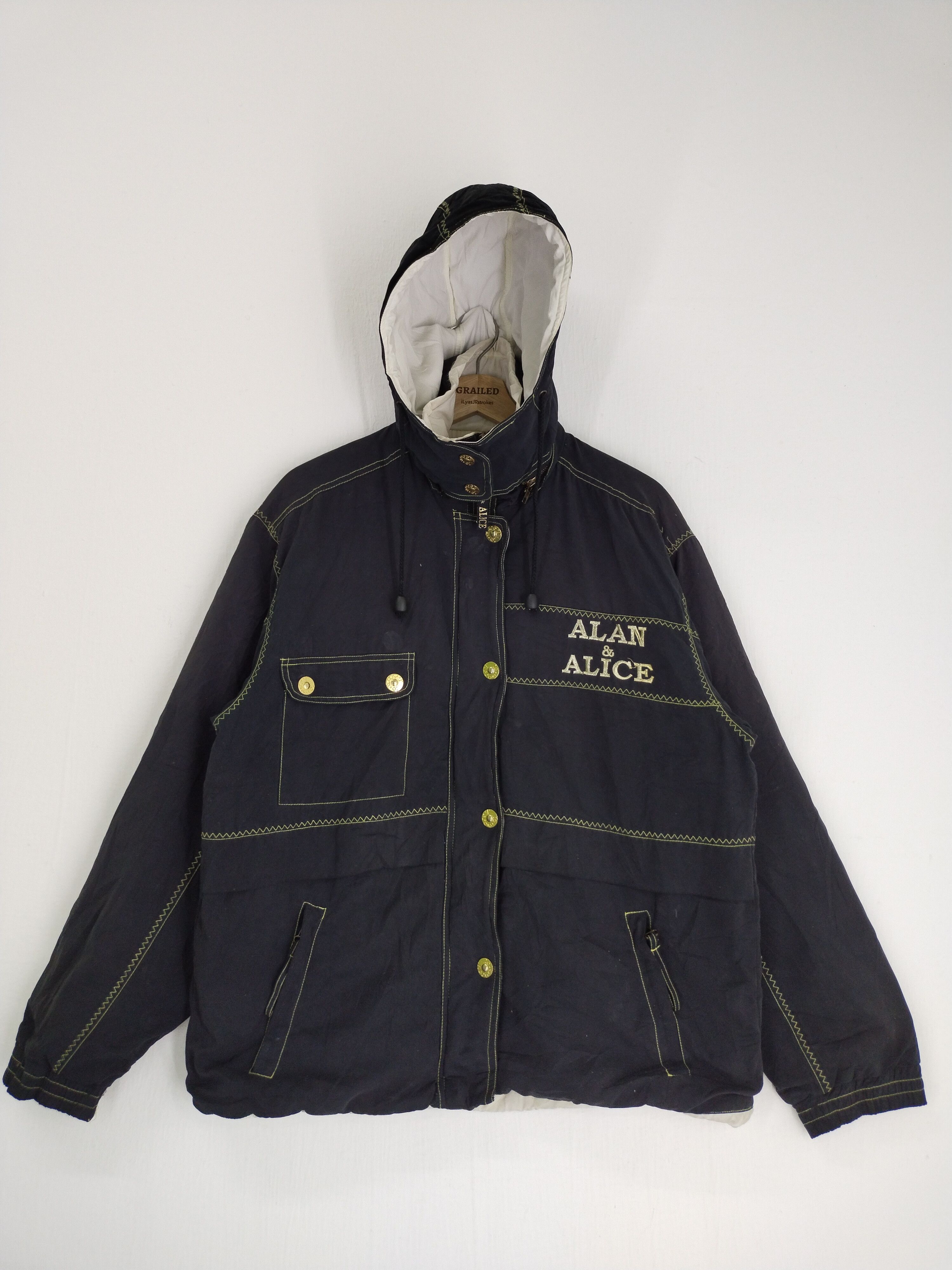 14th Addiction × Japanese Brand VINTAGE ALAN&ALICE ANORAK HOODIE JACKET Size US M / EU 48-50 / 2 - 1 Thumbnail