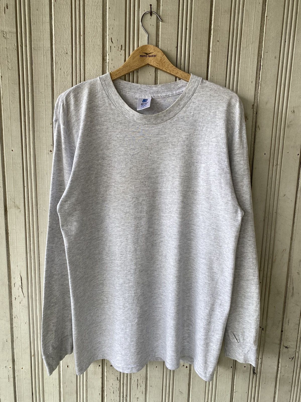 image of 90's Ben Davis Back Print Long Sleeve in White, Men's (Size Large)