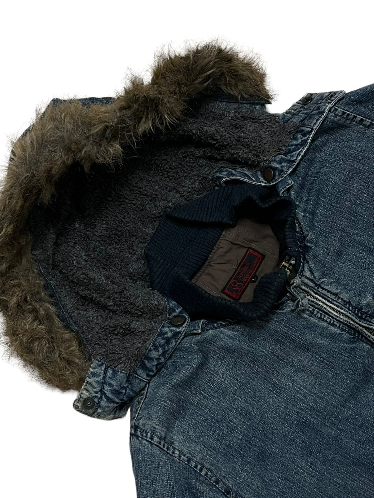 Johnbull Vintage Designer John Bull Heavy Bomber Jacket Hooded Fur Size US M / EU 48-50 / 2 - 3 Thumbnail