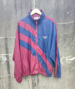 Vintage Blue NFL Reebok On Field Zip up Windbreaker Jacket Size large 