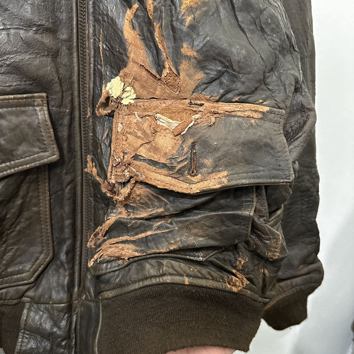 Avirex × Leather Jacket × Vintage Vintage Avirex Leather Avirex × Leather Jacket × Vintage Vintage Avirex Leather