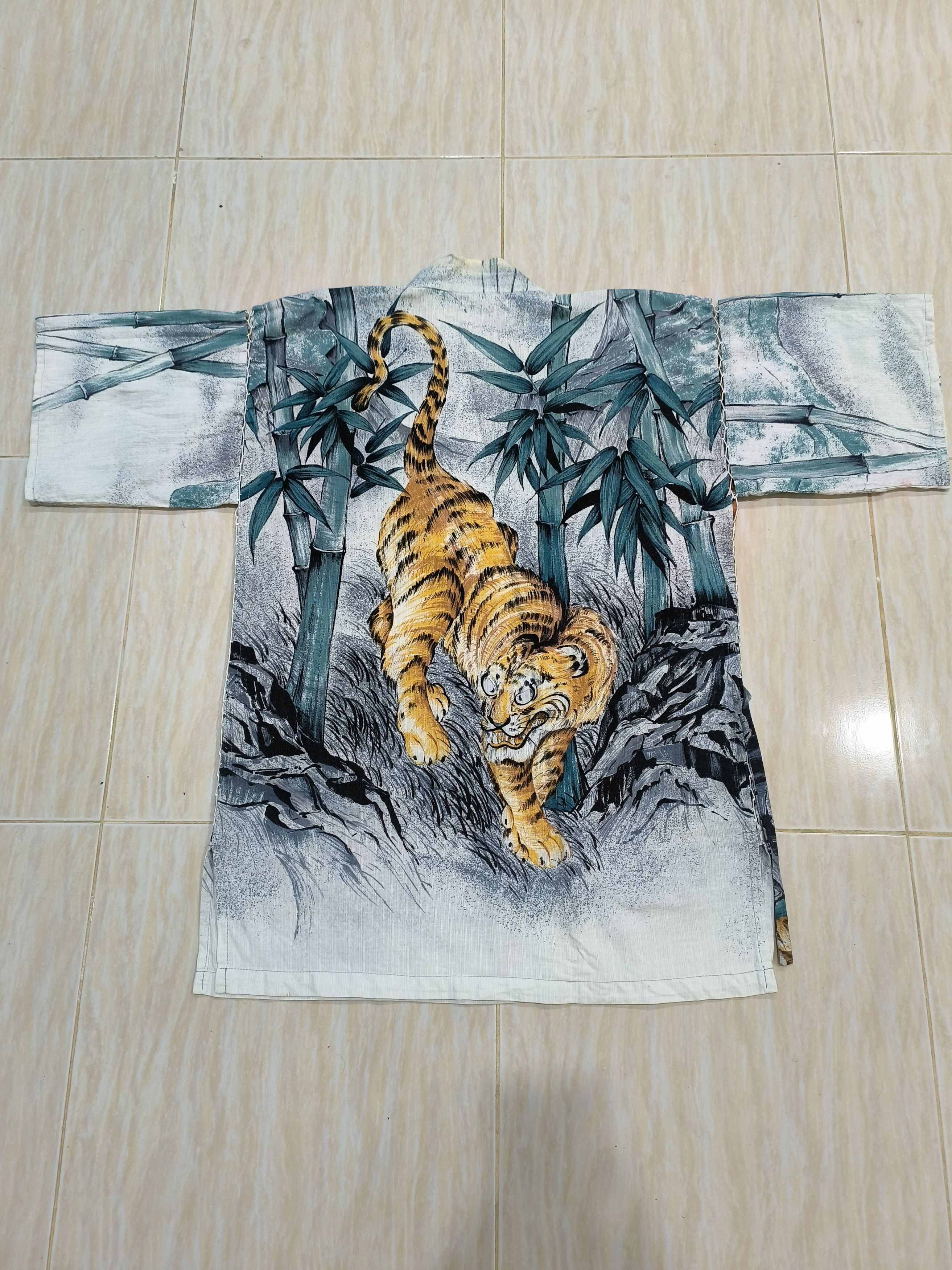 Japanese Brand × Vintage 🔥Rare🔥 Tiger Kimono Size US L / EU 52-54 / 3 - 2 Thumbnail