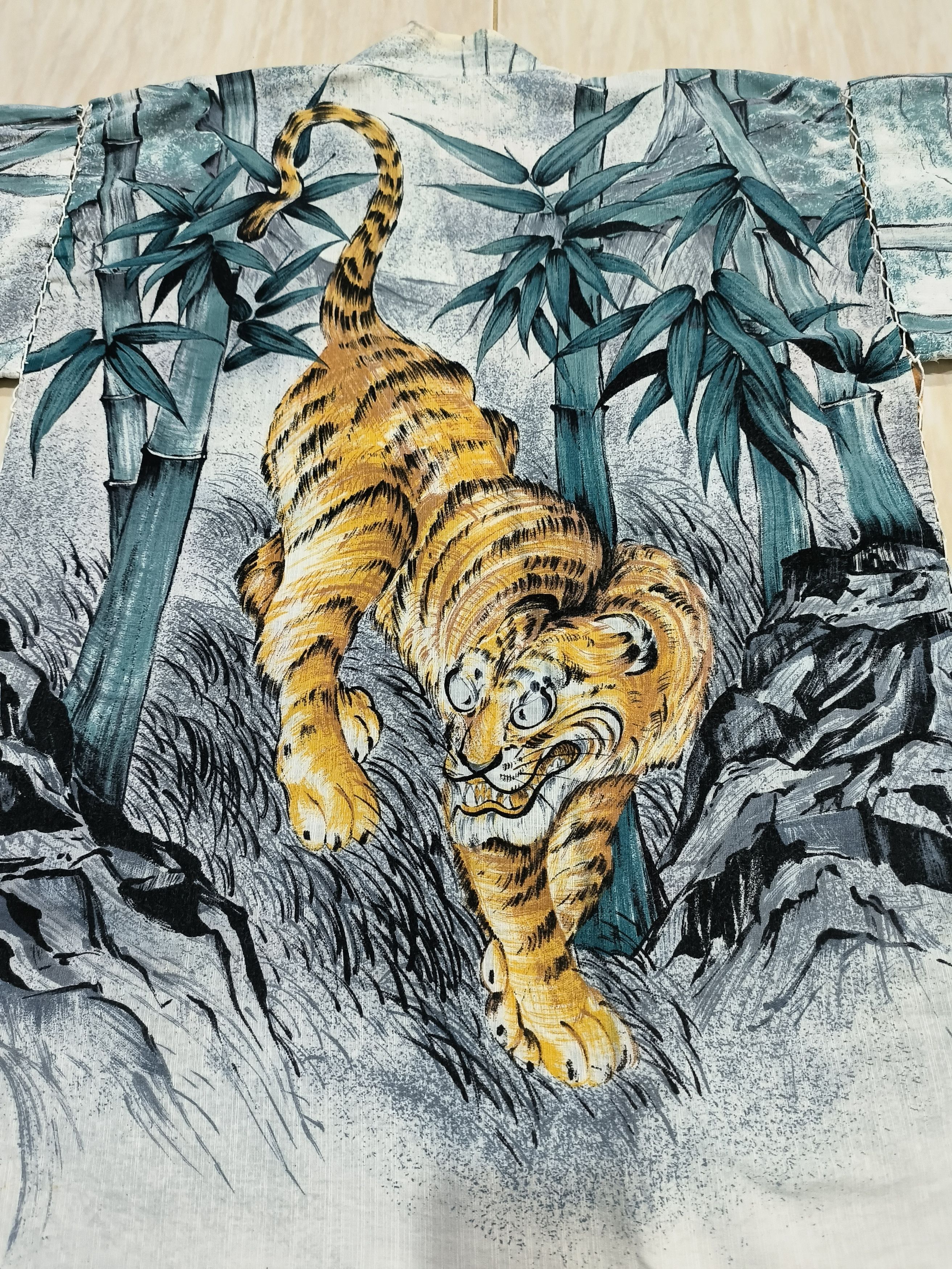 Japanese Brand × Vintage 🔥Rare🔥 Tiger Kimono Size US L / EU 52-54 / 3 - 7 Thumbnail