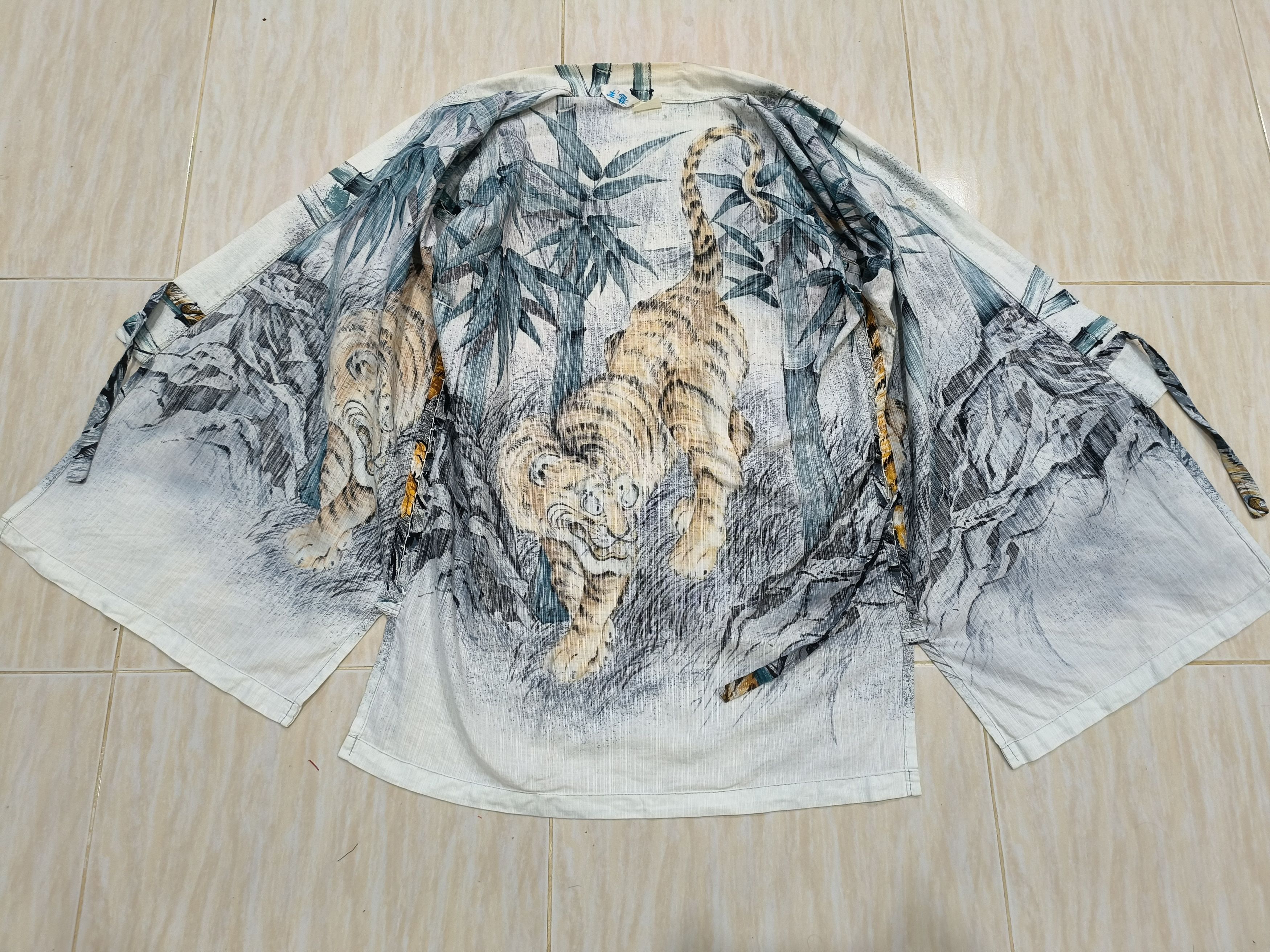 Japanese Brand × Vintage 🔥Rare🔥 Tiger Kimono Size US L / EU 52-54 / 3 - 6 Thumbnail