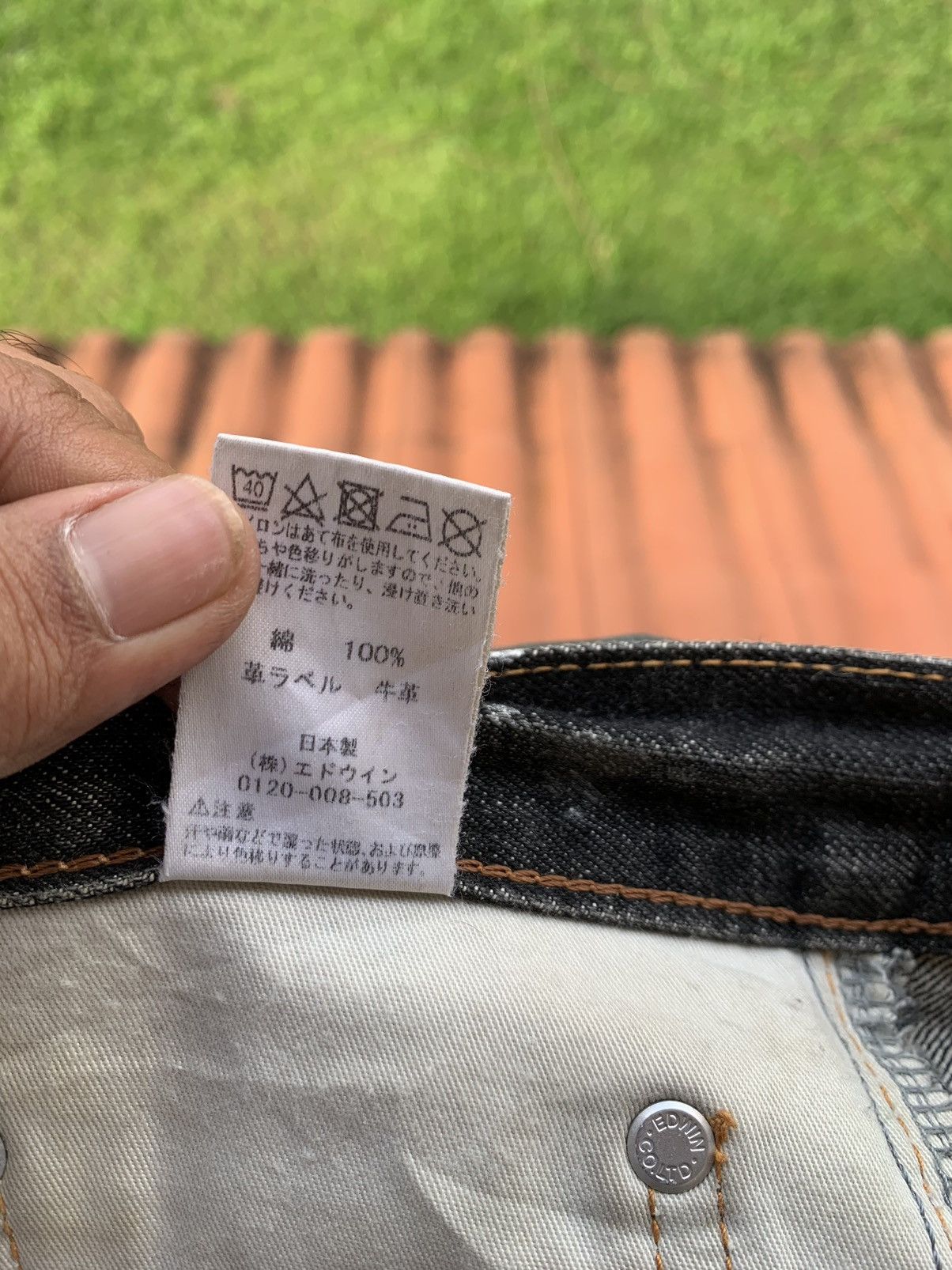 Edwin × Vintage Edwin Super Black Denim Made in Japan Size US 34 / EU 50 - 8 Thumbnail