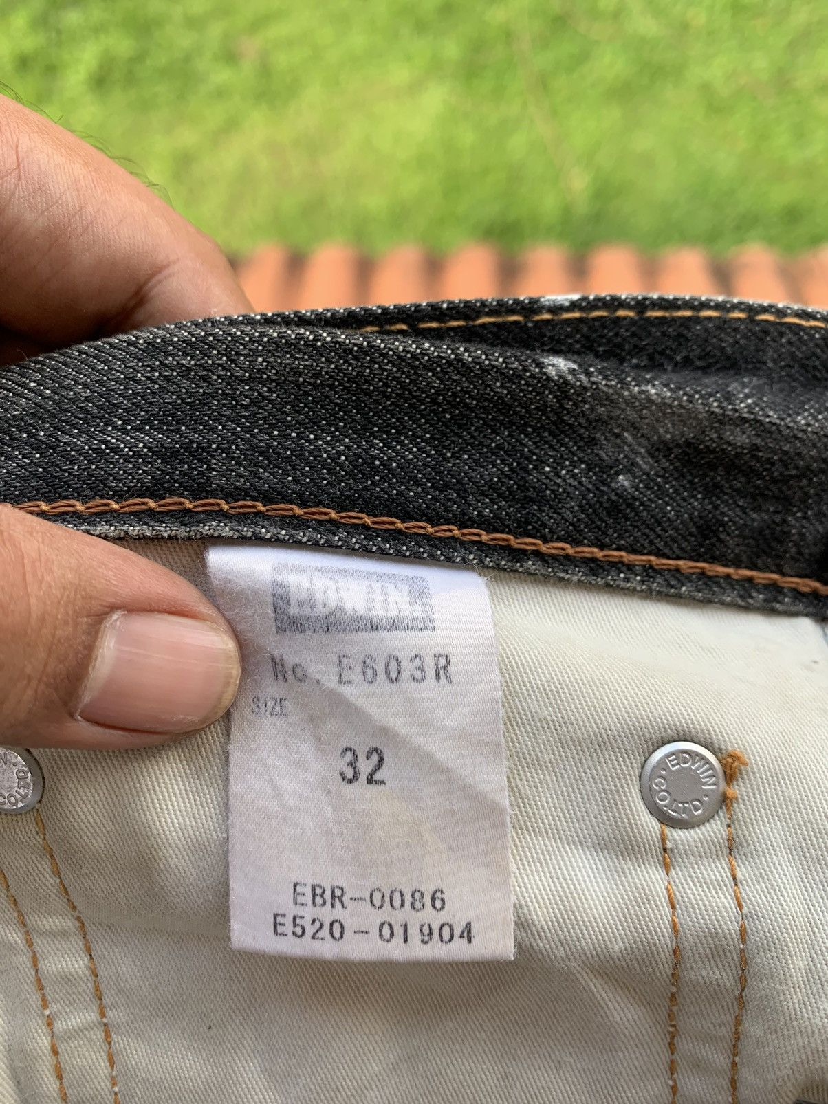 Edwin × Vintage Edwin Super Black Denim Made in Japan Size US 34 / EU 50 - 7 Thumbnail
