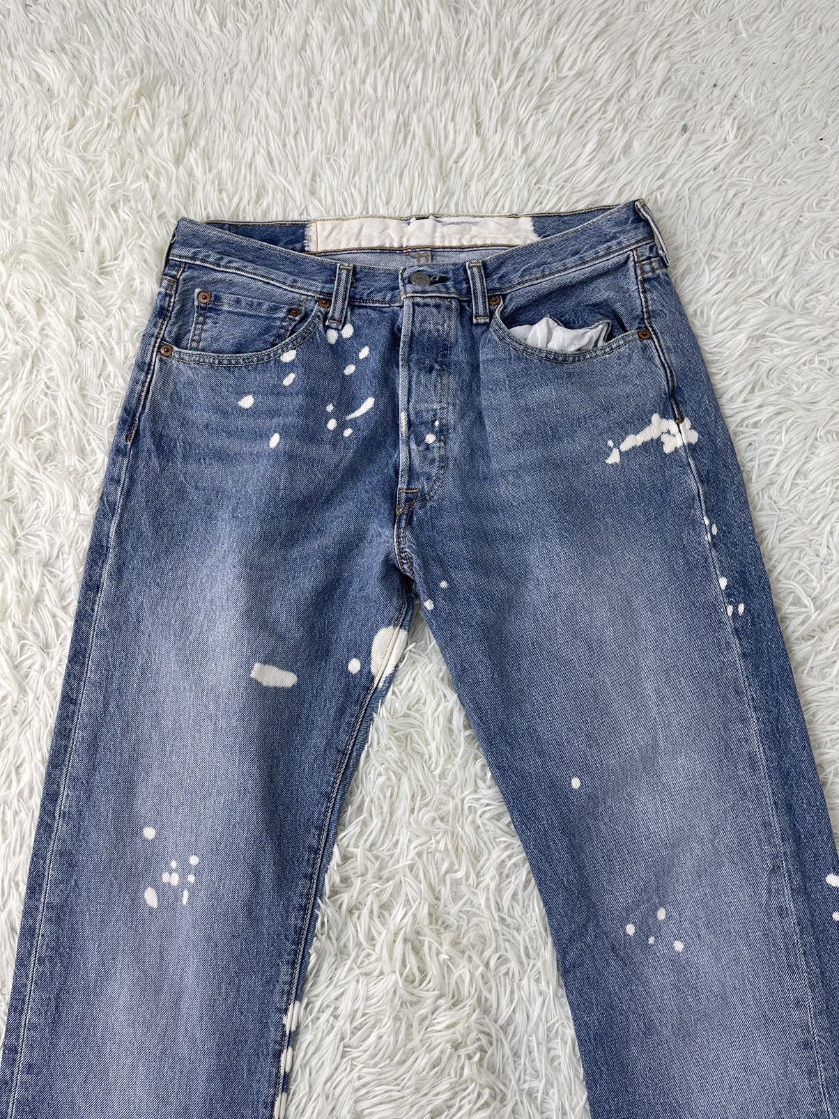 Levi's × Levi's Vintage Clothing Distressed Denim LEVIS 501 Acid Wash Size US 31 - 4 Thumbnail