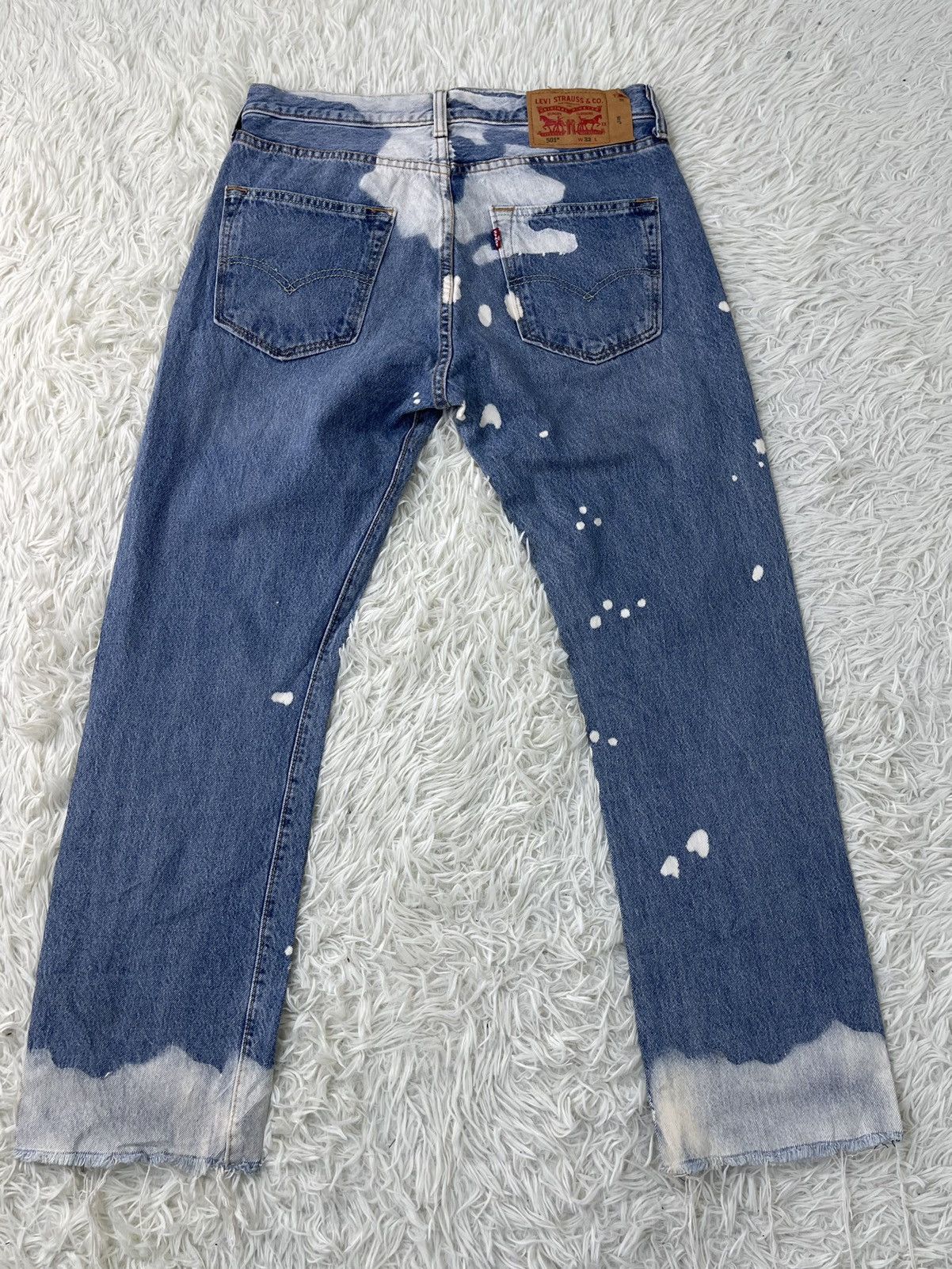 Levi's × Levi's Vintage Clothing Distressed Denim LEVIS 501 Acid Wash Size US 31 - 1 Thumbnail
