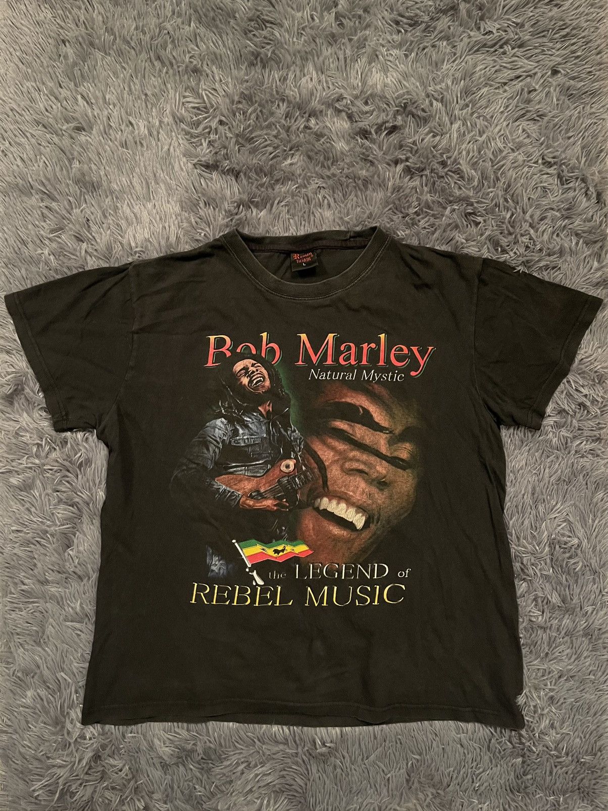Band Tees × Bob Marley × Vintage Bob Marley 90s vintage printed t-shirt Size US L / EU 52-54 / 3 - 1 Thumbnail